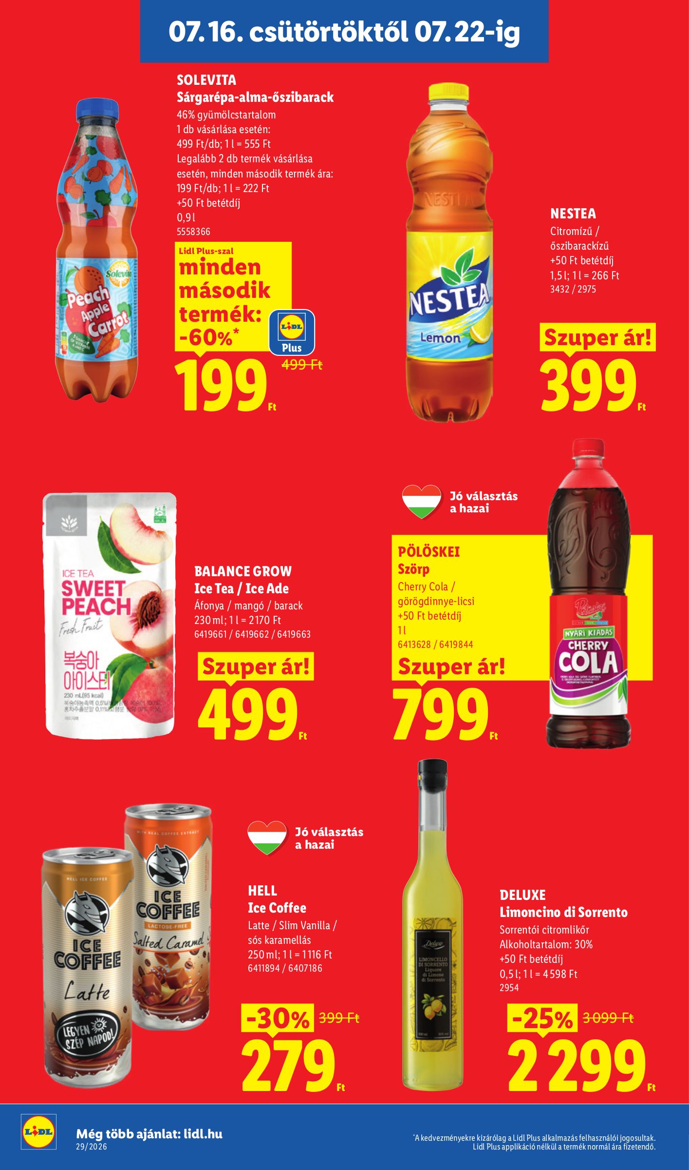 lidl - A jövőbeli Lidl akciós újság csütörtöktől 2026.07.16.-tól szerdától 2026.07.22.-ig érvényes. - page: 20