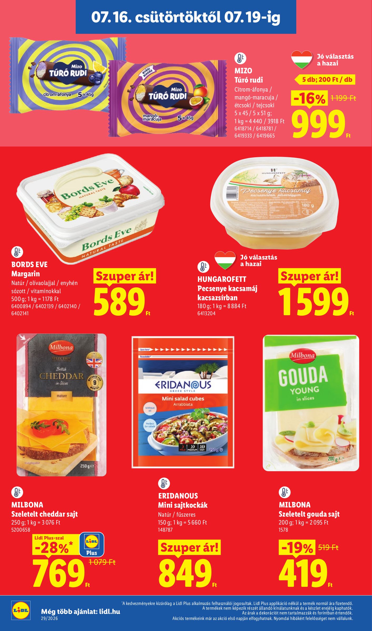 lidl - A jövőbeli Lidl akciós újság csütörtöktől 2026.07.16.-tól szerdától 2026.07.22.-ig érvényes. - page: 14