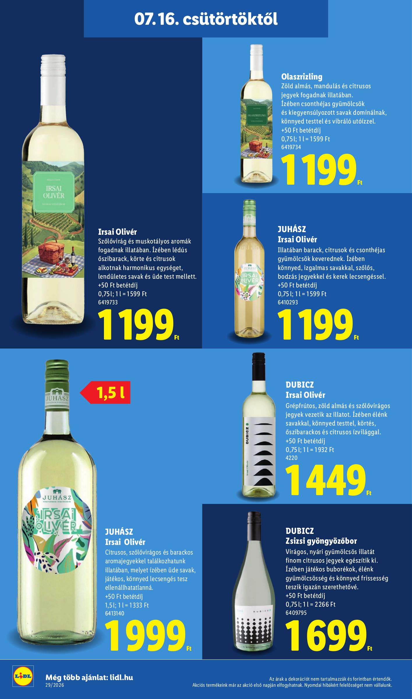 lidl - A jövőbeli Lidl akciós újság csütörtöktől 2026.07.16.-tól szerdától 2026.07.22.-ig érvényes. - page: 32