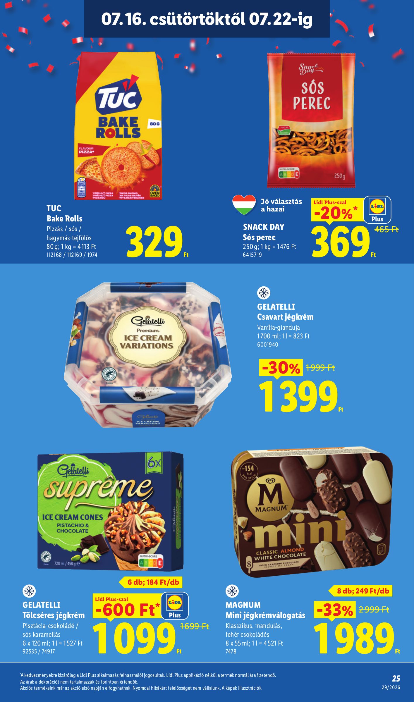 lidl - A jövőbeli Lidl akciós újság csütörtöktől 2026.07.16.-tól szerdától 2026.07.22.-ig érvényes. - page: 25