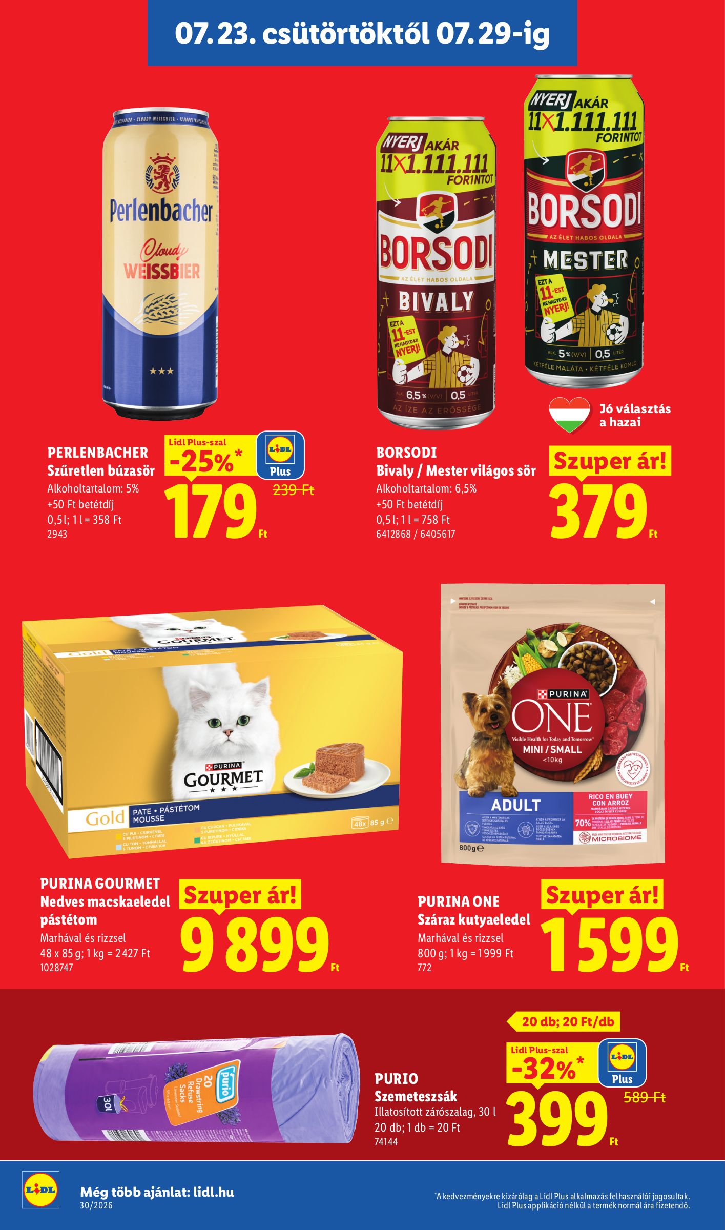 lidl - Lidl hirdetmény a következő hétre csütörtöktől 2026.07.23.-tól szerdától 2026.07.29.-ig - page: 18