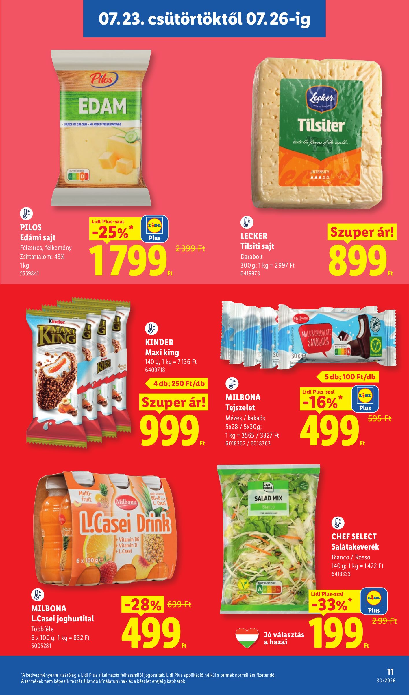 lidl - Lidl hirdetmény a következő hétre csütörtöktől 2026.07.23.-tól szerdától 2026.07.29.-ig - page: 11
