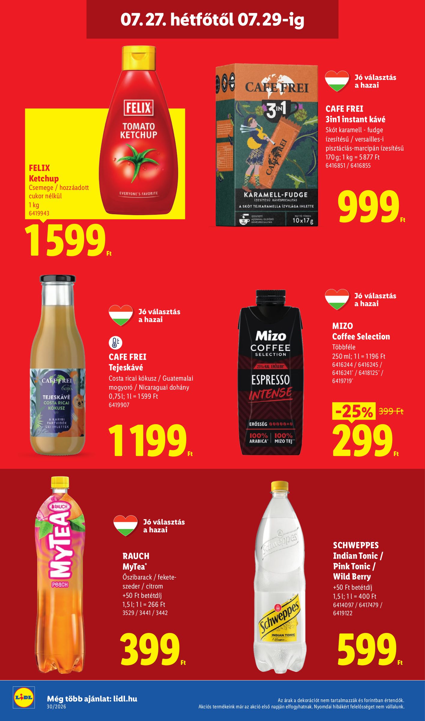 lidl - Lidl hirdetmény a következő hétre csütörtöktől 2026.07.23.-tól szerdától 2026.07.29.-ig - page: 66