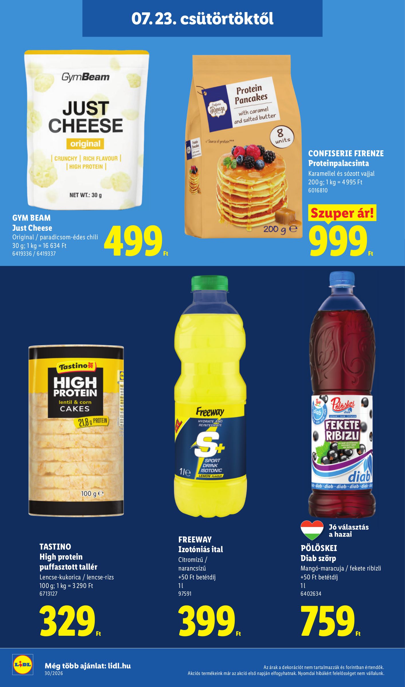 lidl - Lidl hirdetmény a következő hétre csütörtöktől 2026.07.23.-tól szerdától 2026.07.29.-ig - page: 24