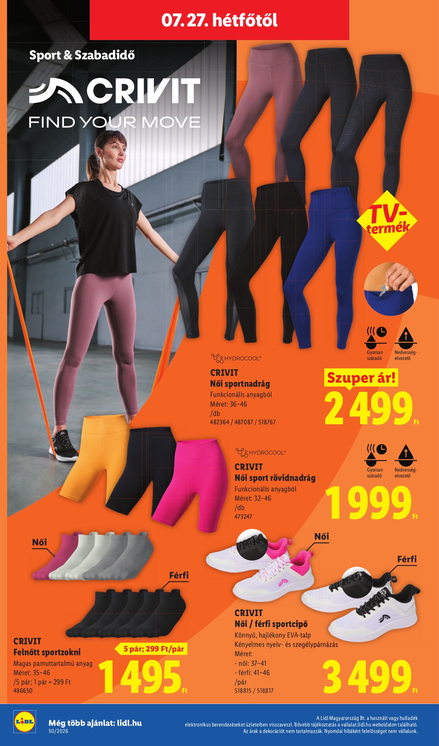 lidl - Lidl hirdetmény a következő hétre csütörtöktől 2026.07.23.-tól szerdától 2026.07.29.-ig - page: 50