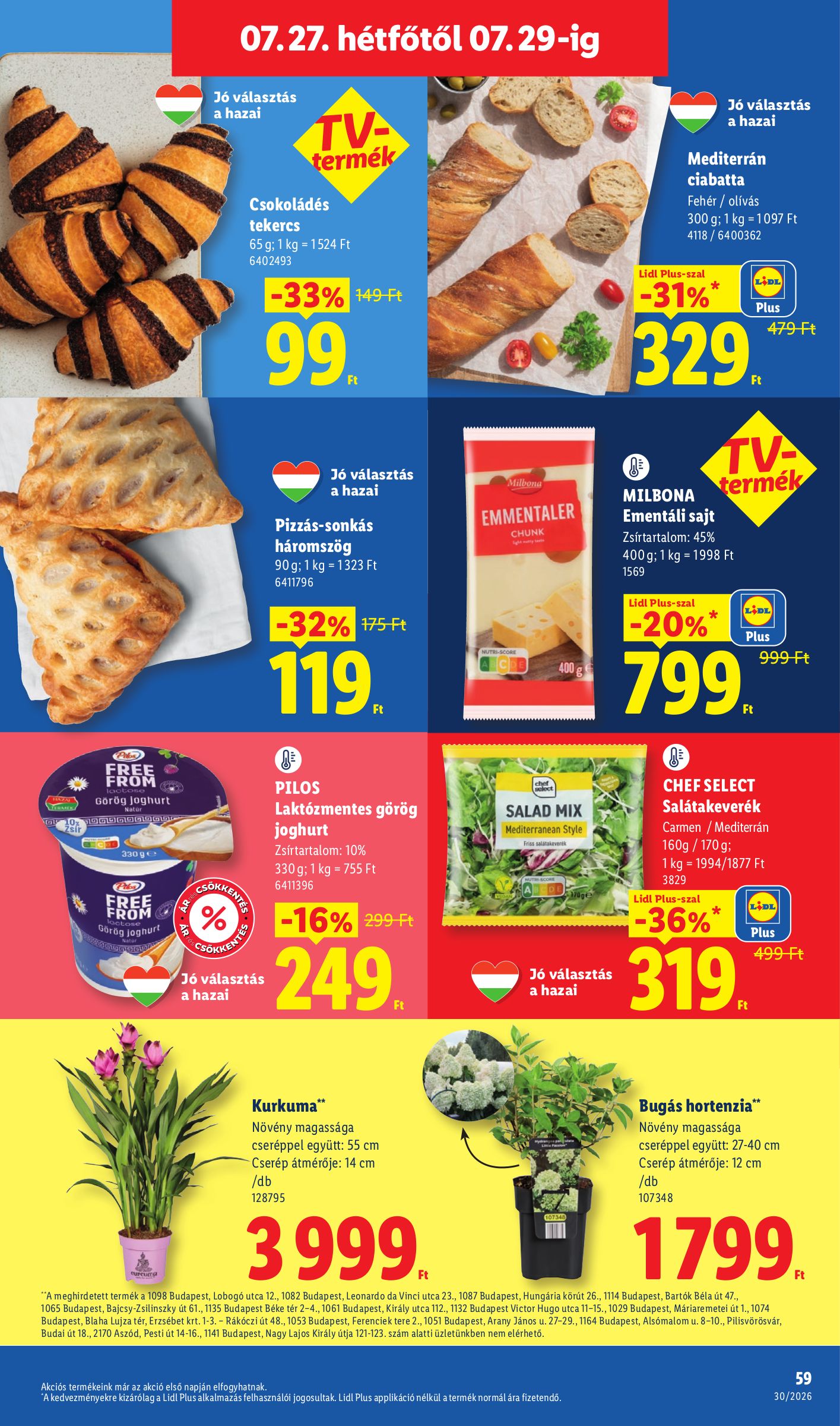 lidl - Lidl hirdetmény a következő hétre csütörtöktől 2026.07.23.-tól szerdától 2026.07.29.-ig - page: 59