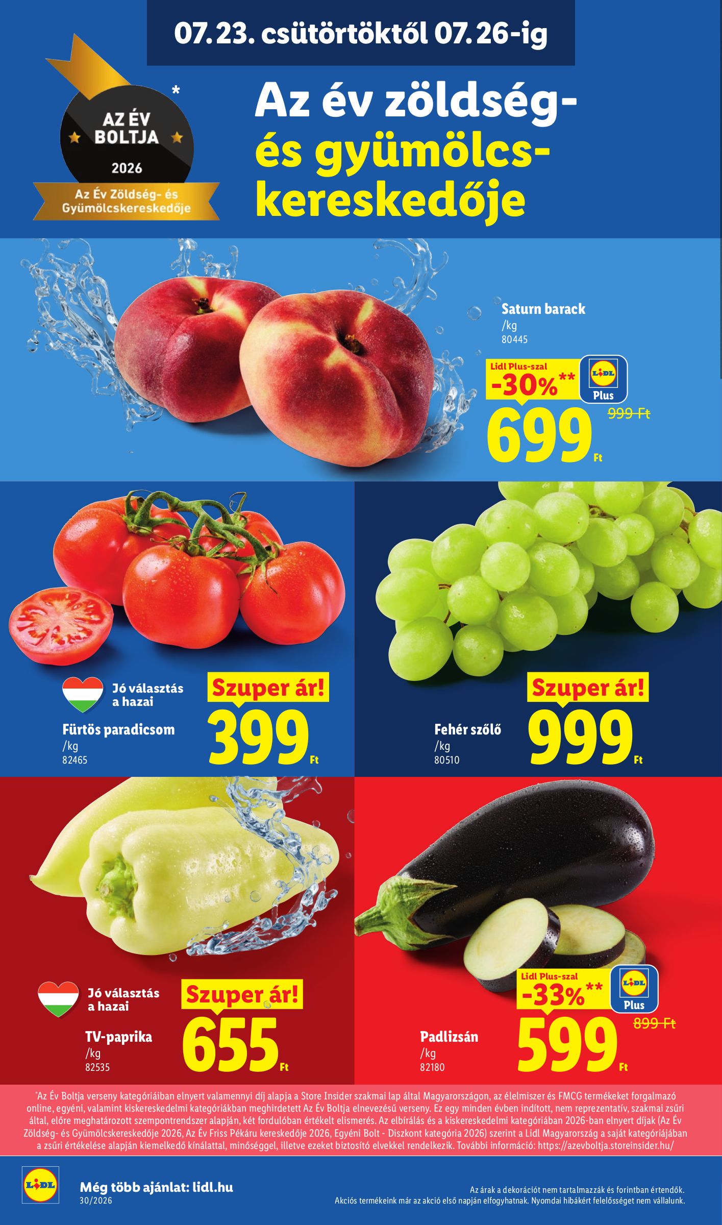 lidl - Lidl hirdetmény a következő hétre csütörtöktől 2026.07.23.-tól szerdától 2026.07.29.-ig - page: 6