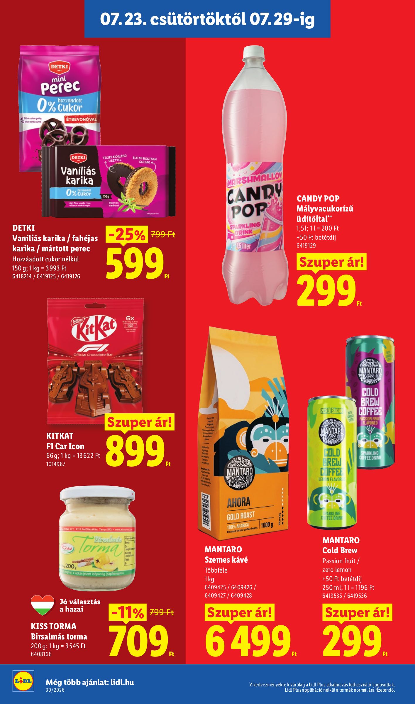 lidl - Lidl hirdetmény a következő hétre csütörtöktől 2026.07.23.-tól szerdától 2026.07.29.-ig - page: 16