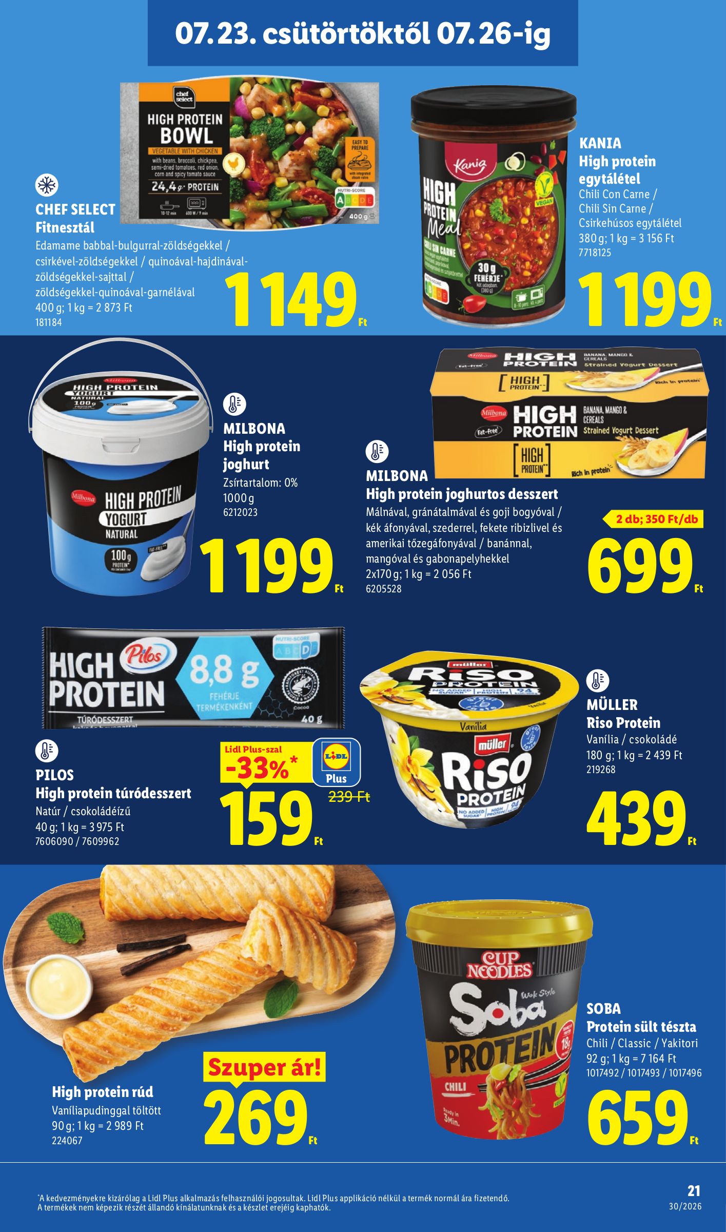 lidl - Lidl hirdetmény a következő hétre csütörtöktől 2026.07.23.-tól szerdától 2026.07.29.-ig - page: 21
