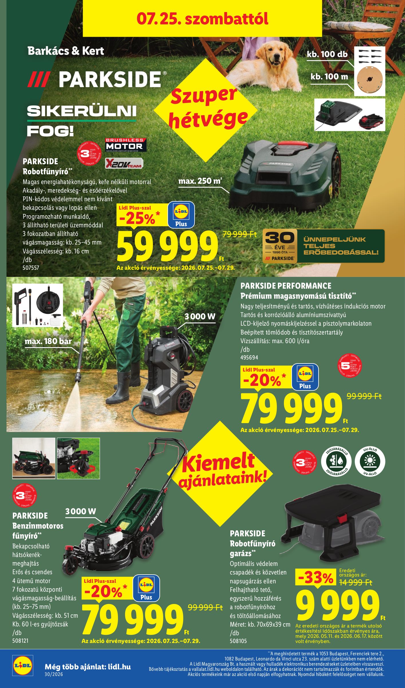 lidl - Lidl hirdetmény a következő hétre csütörtöktől 2026.07.23.-tól szerdától 2026.07.29.-ig - page: 44