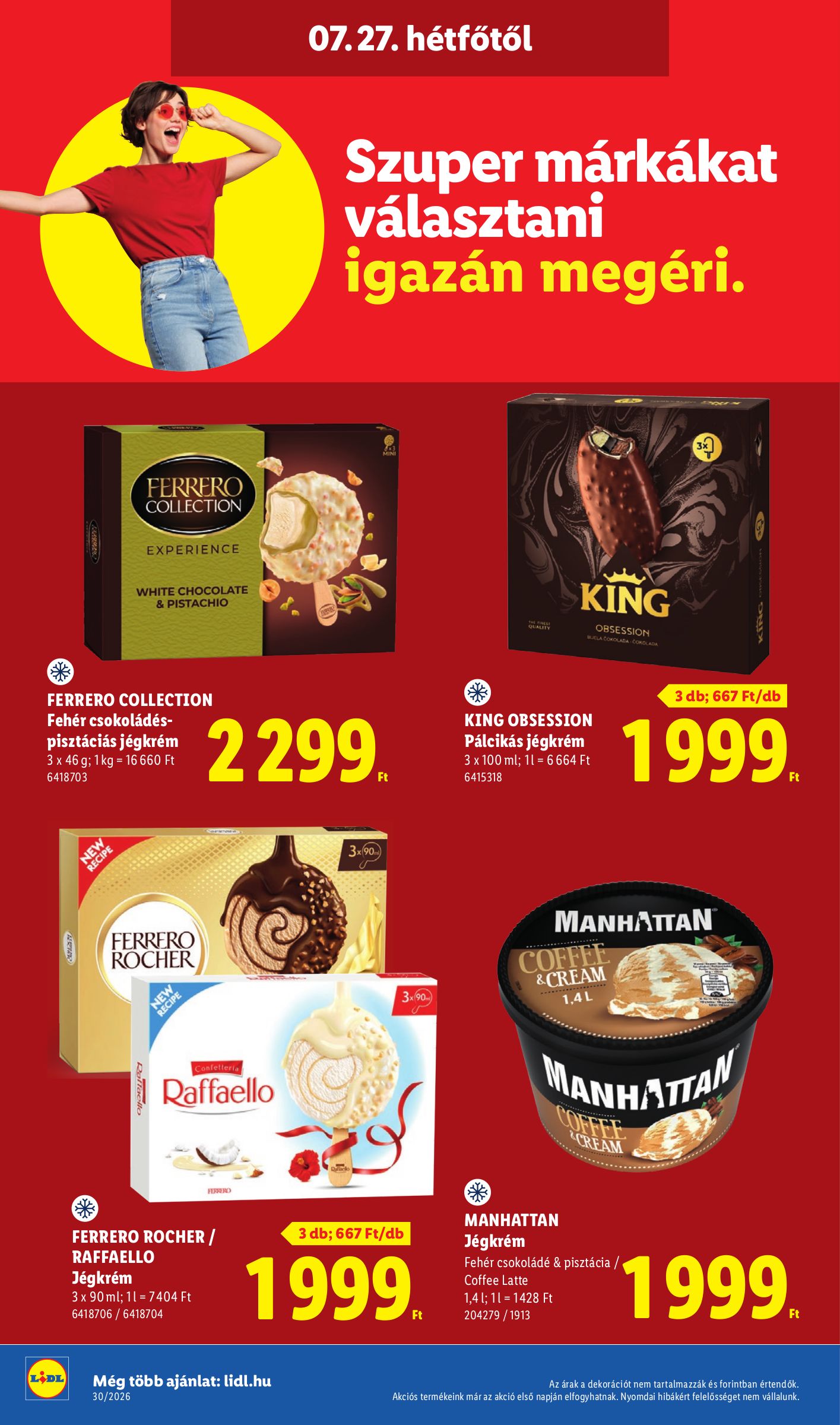 lidl - Lidl hirdetmény a következő hétre csütörtöktől 2026.07.23.-tól szerdától 2026.07.29.-ig - page: 60