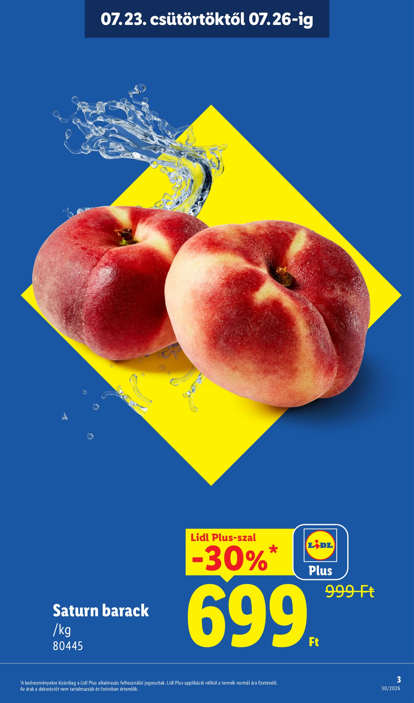 lidl - Lidl hirdetmény a következő hétre csütörtöktől 2026.07.23.-tól szerdától 2026.07.29.-ig - page: 3