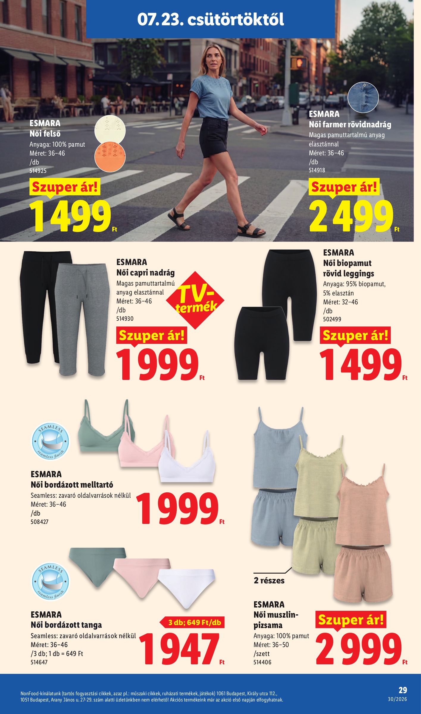 lidl - Lidl hirdetmény a következő hétre csütörtöktől 2026.07.23.-tól szerdától 2026.07.29.-ig - page: 29