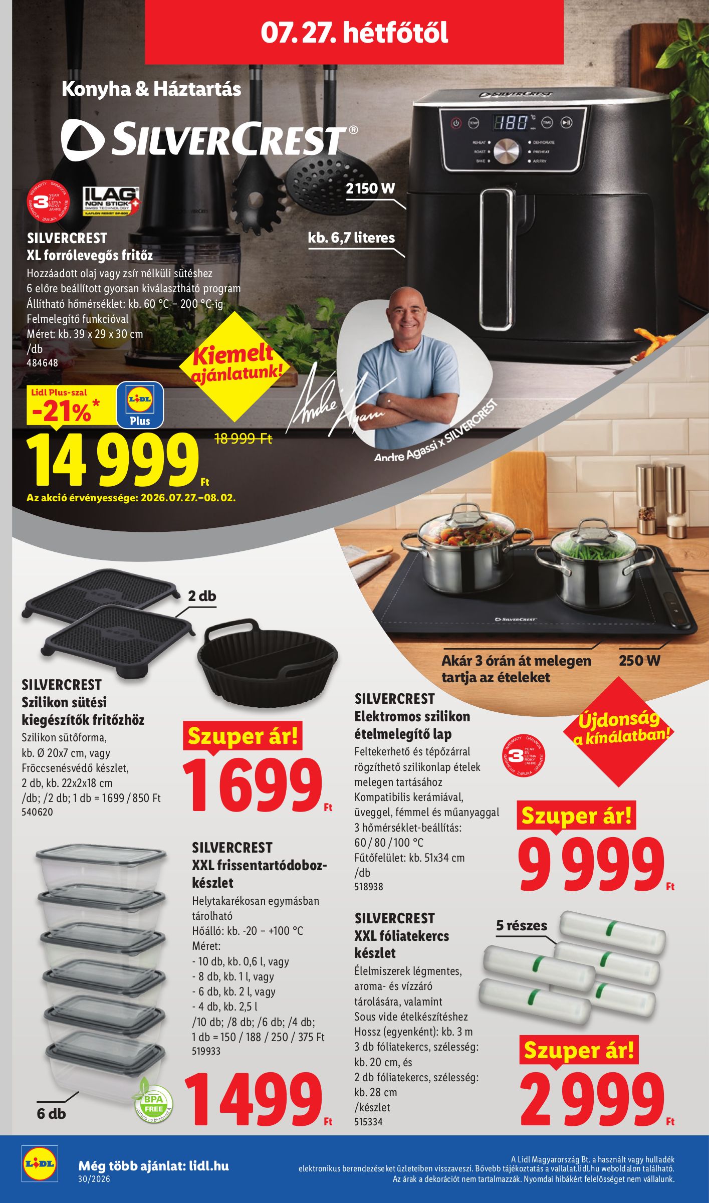 lidl - Lidl hirdetmény a következő hétre csütörtöktől 2026.07.23.-tól szerdától 2026.07.29.-ig - page: 54