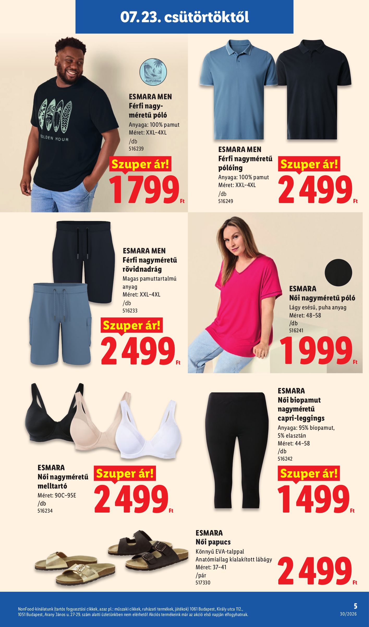 lidl - Lidl - Nonfood hirdetmény a következő hétre csütörtöktől 2026.07.23.-tól szerdától 2026.07.29.-ig - page: 5