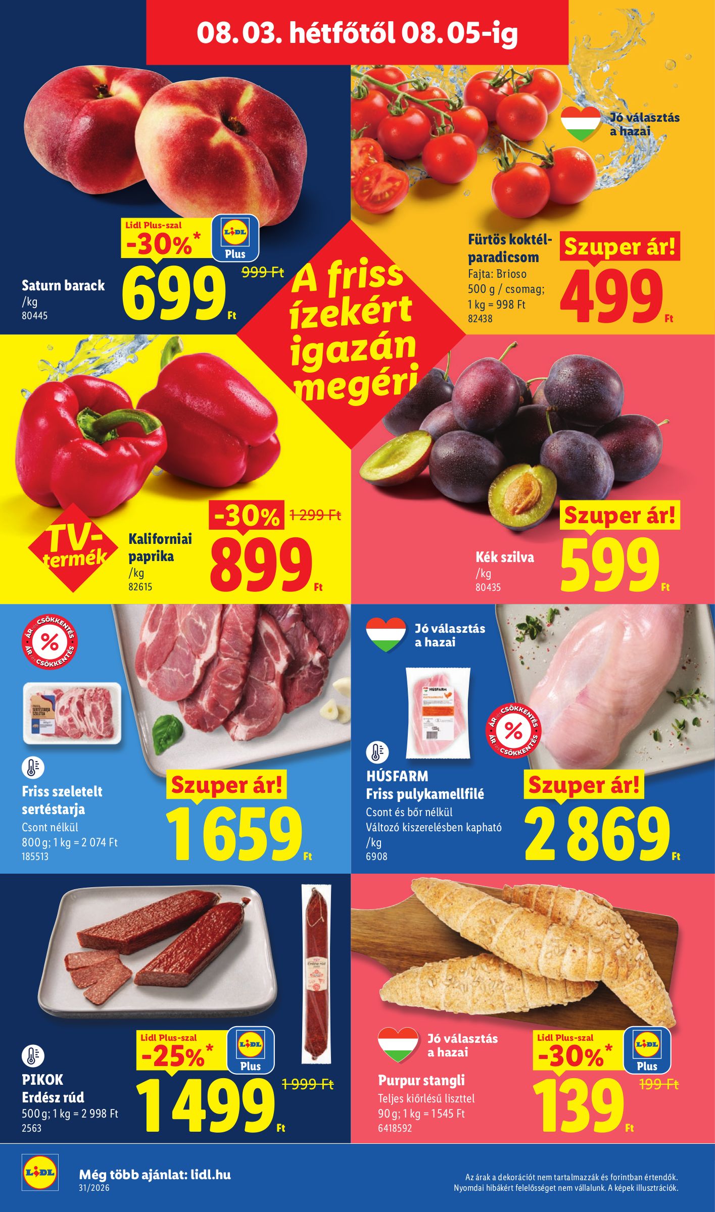 lidl - Lidl hirdetmény a következő hétre csütörtöktől 2026.07.30.-tól szerdától 2026.08.05.-ig - page: 44