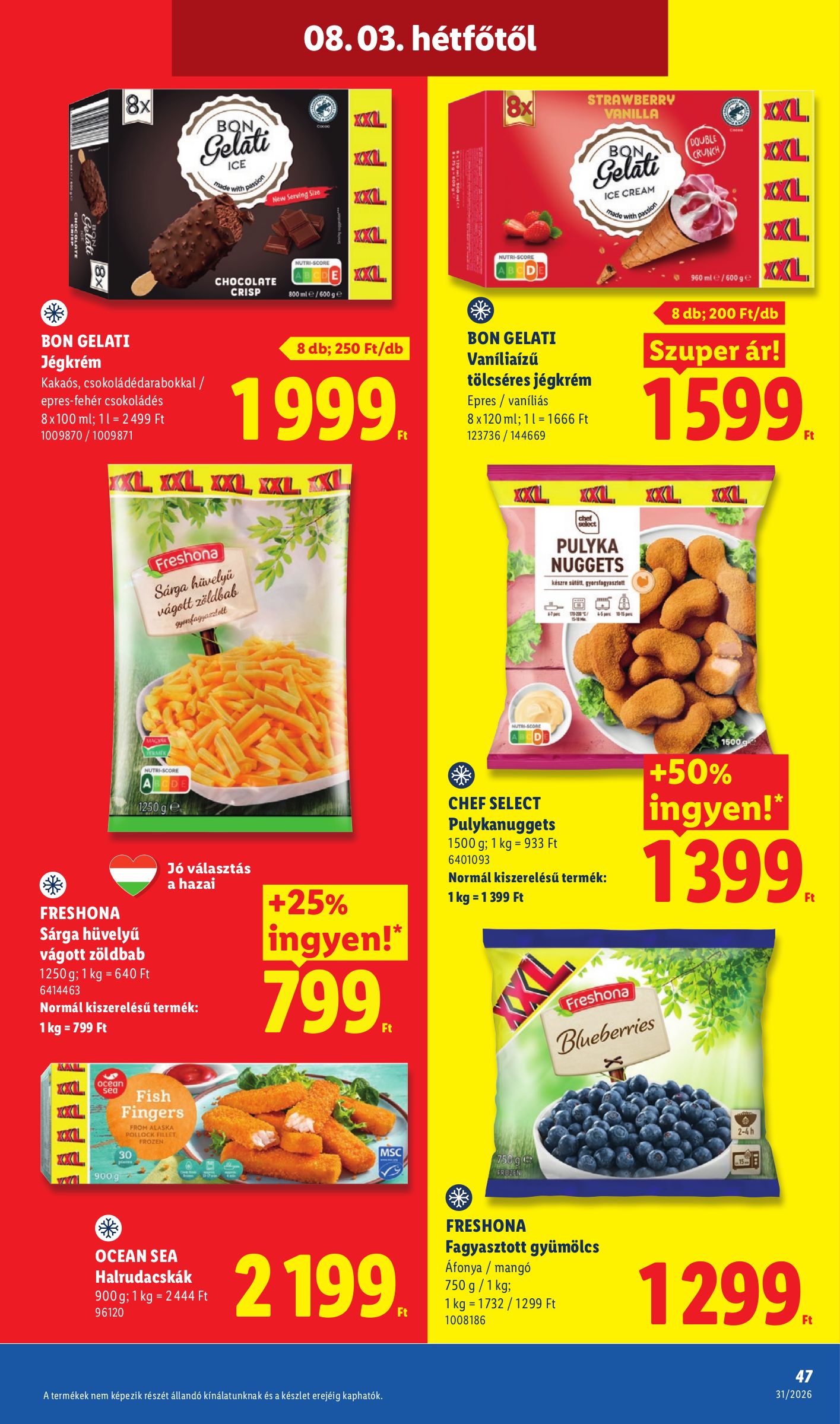 lidl - Lidl hirdetmény a következő hétre csütörtöktől 2026.07.30.-tól szerdától 2026.08.05.-ig - page: 47