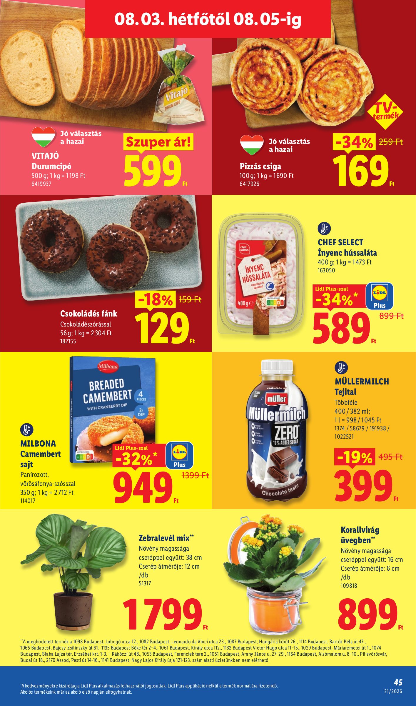 lidl - Lidl hirdetmény a következő hétre csütörtöktől 2026.07.30.-tól szerdától 2026.08.05.-ig - page: 45