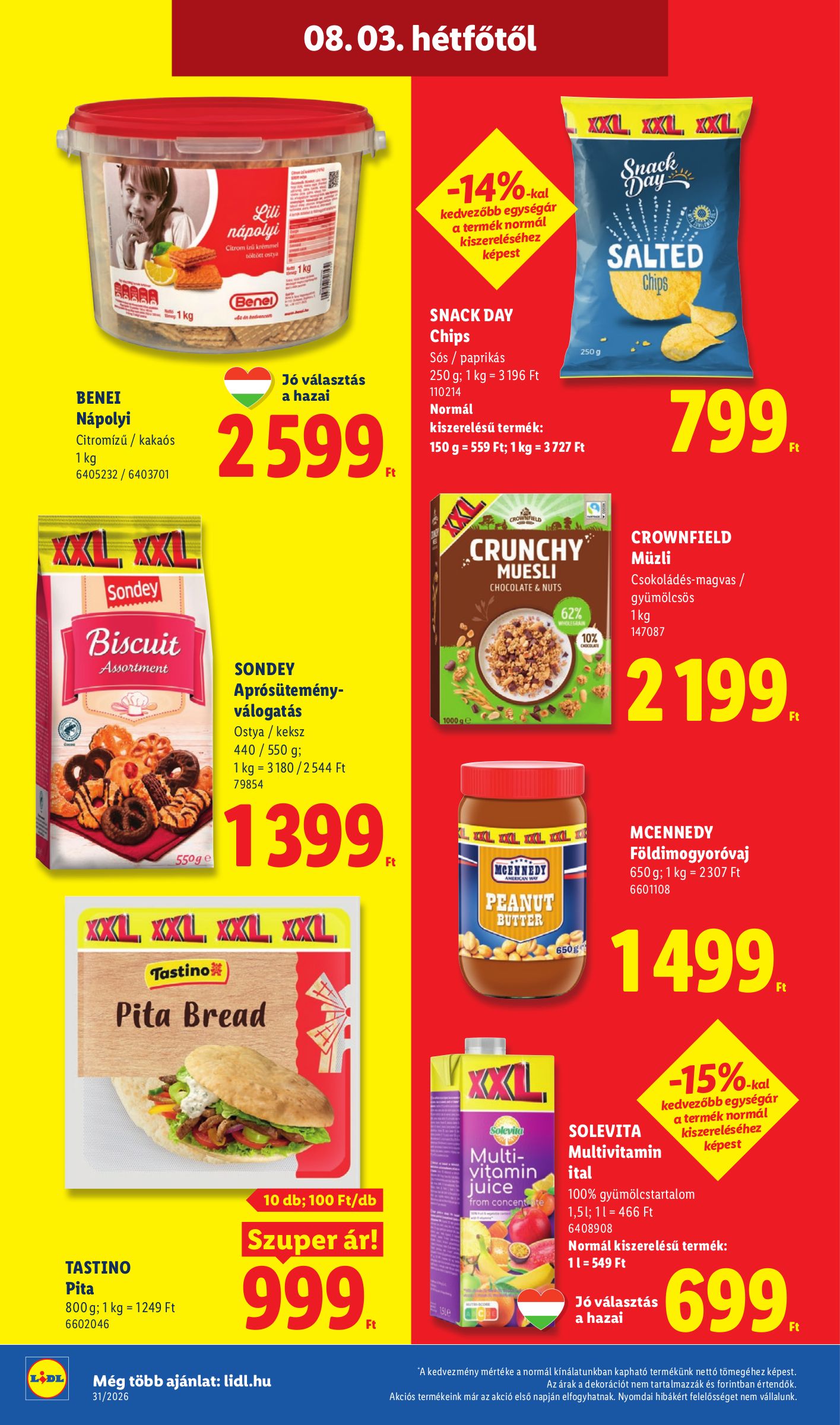 lidl - Lidl hirdetmény a következő hétre csütörtöktől 2026.07.30.-tól szerdától 2026.08.05.-ig - page: 52