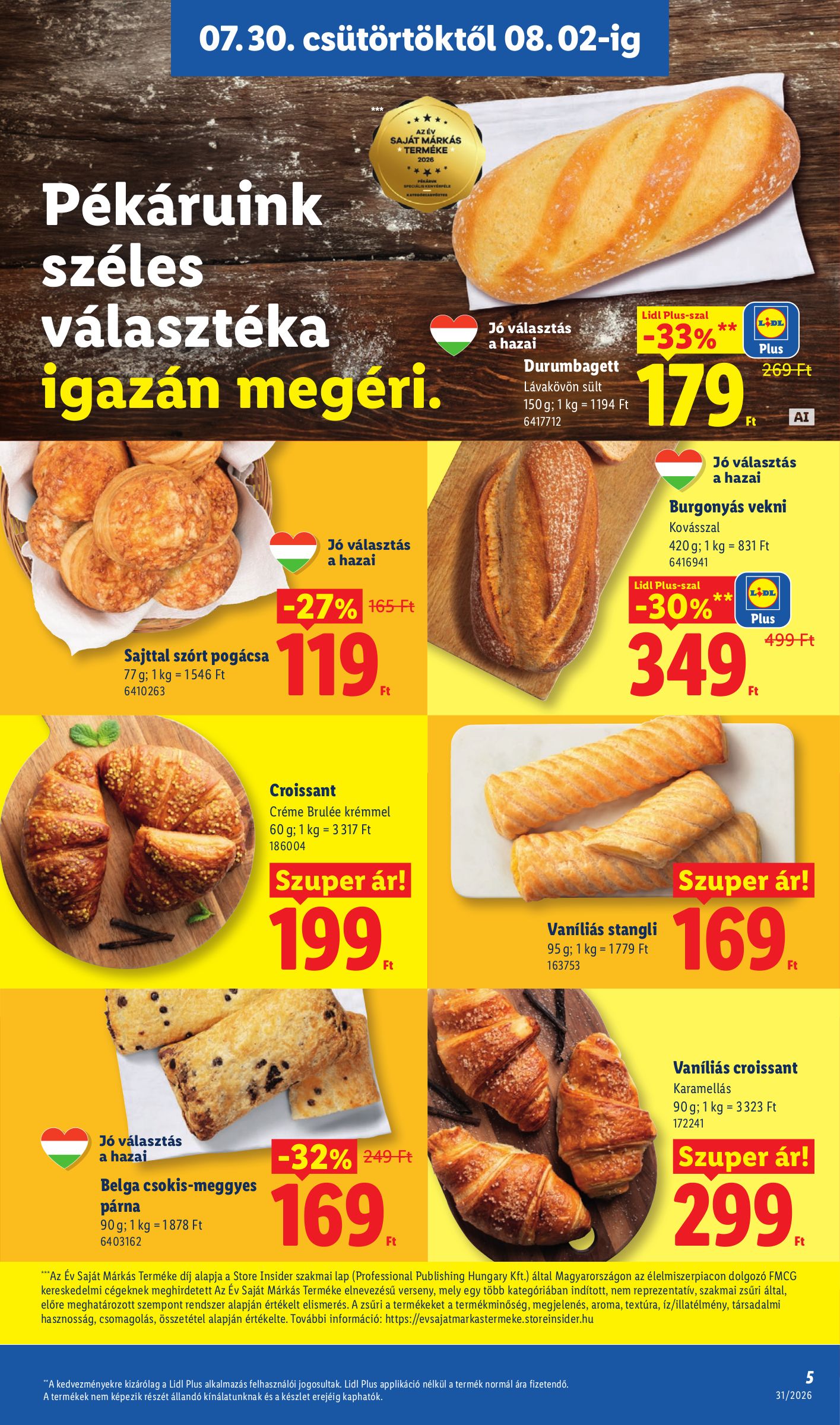 lidl - Lidl hirdetmény a következő hétre csütörtöktől 2026.07.30.-tól szerdától 2026.08.05.-ig - page: 5