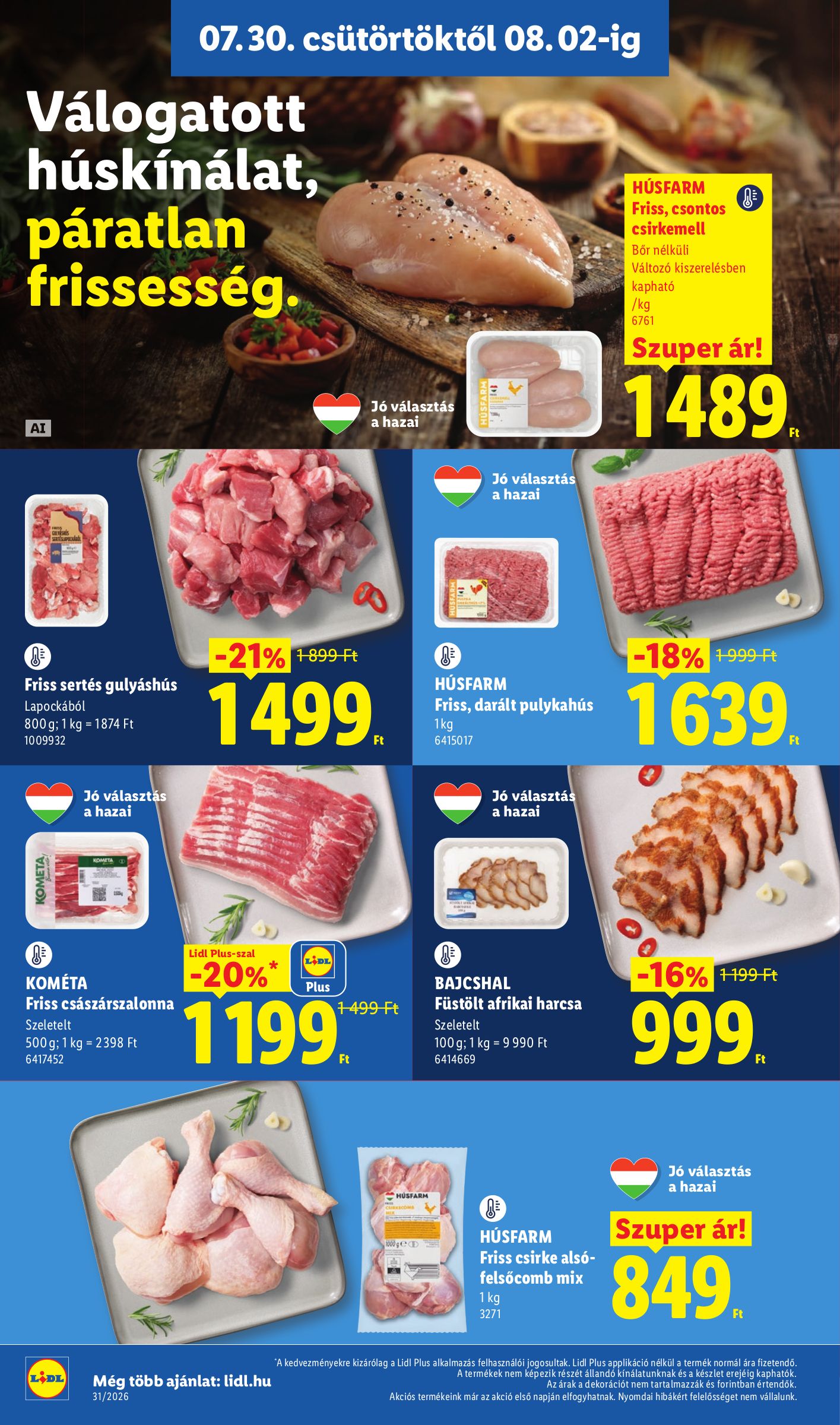 lidl - Lidl hirdetmény a következő hétre csütörtöktől 2026.07.30.-tól szerdától 2026.08.05.-ig - page: 6