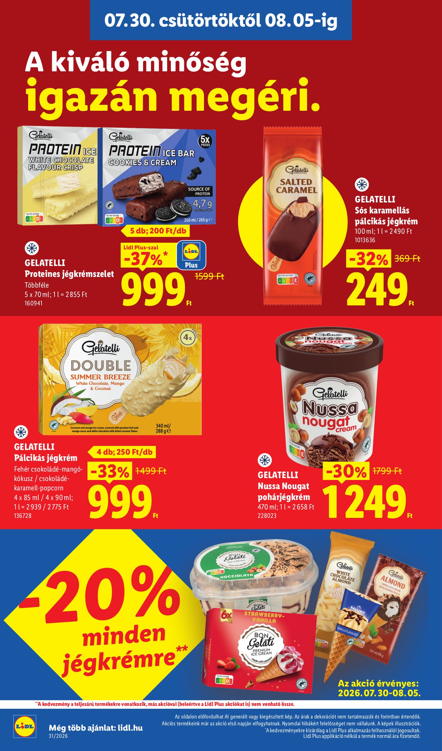 lidl - Lidl hirdetmény a következő hétre csütörtöktől 2026.07.30.-tól szerdától 2026.08.05.-ig - page: 12