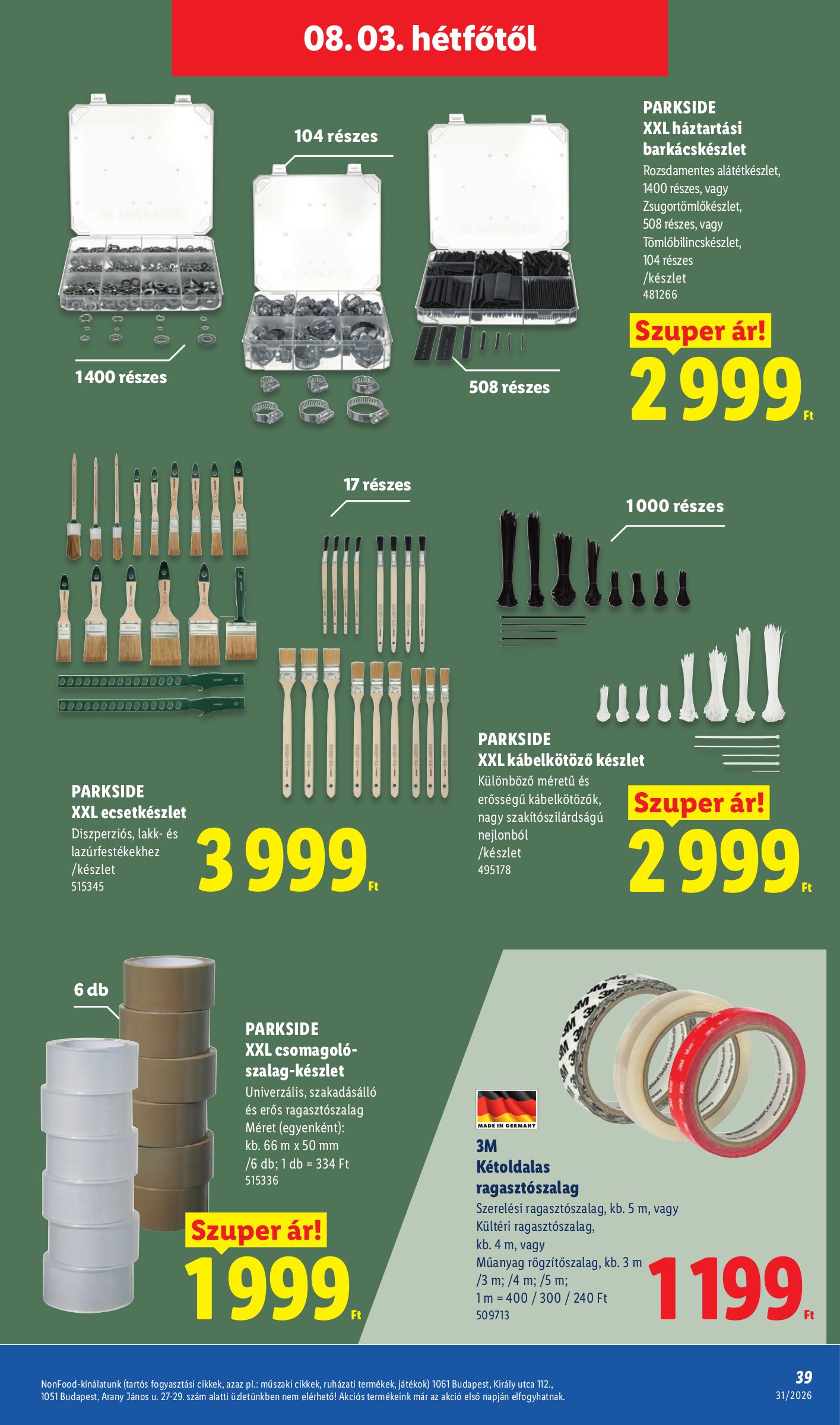 lidl - Lidl hirdetmény a következő hétre csütörtöktől 2026.07.30.-tól szerdától 2026.08.05.-ig - page: 39