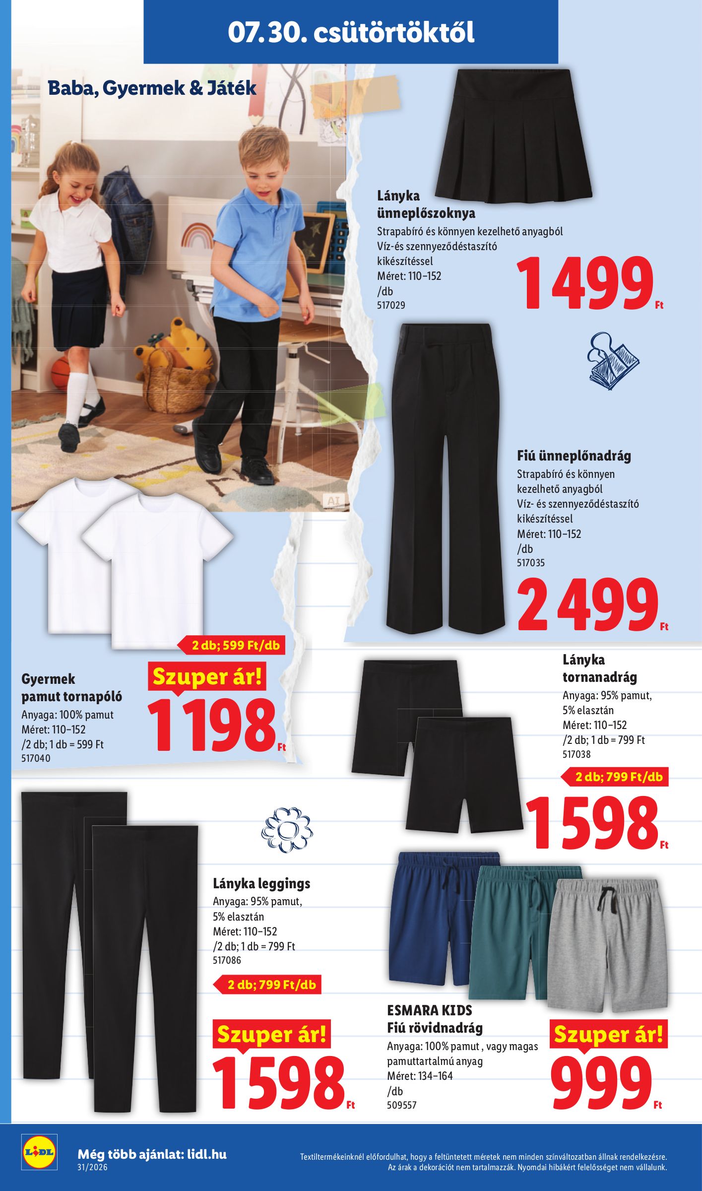 lidl - Lidl - Back to school hirdetmény a következő hétre csütörtöktől 2026.07.30.-tól hétfőtől 2026.08.31.-ig - page: 14