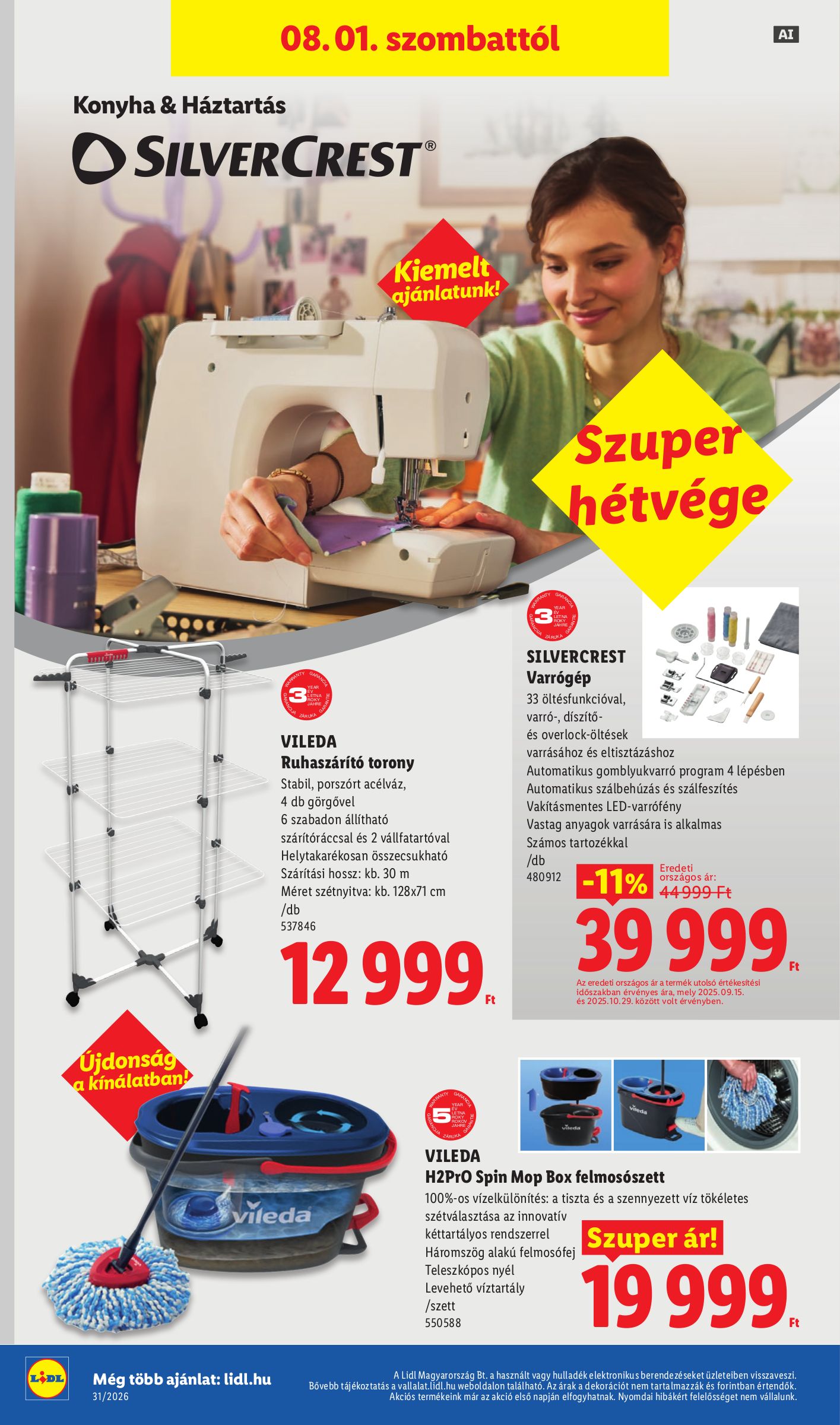 lidl - Aktuális Lidl - Nonfood szórólap érvényes csütörtöktől 2026.07.30.-től szerdától 2026.08.05.-ig - page: 6