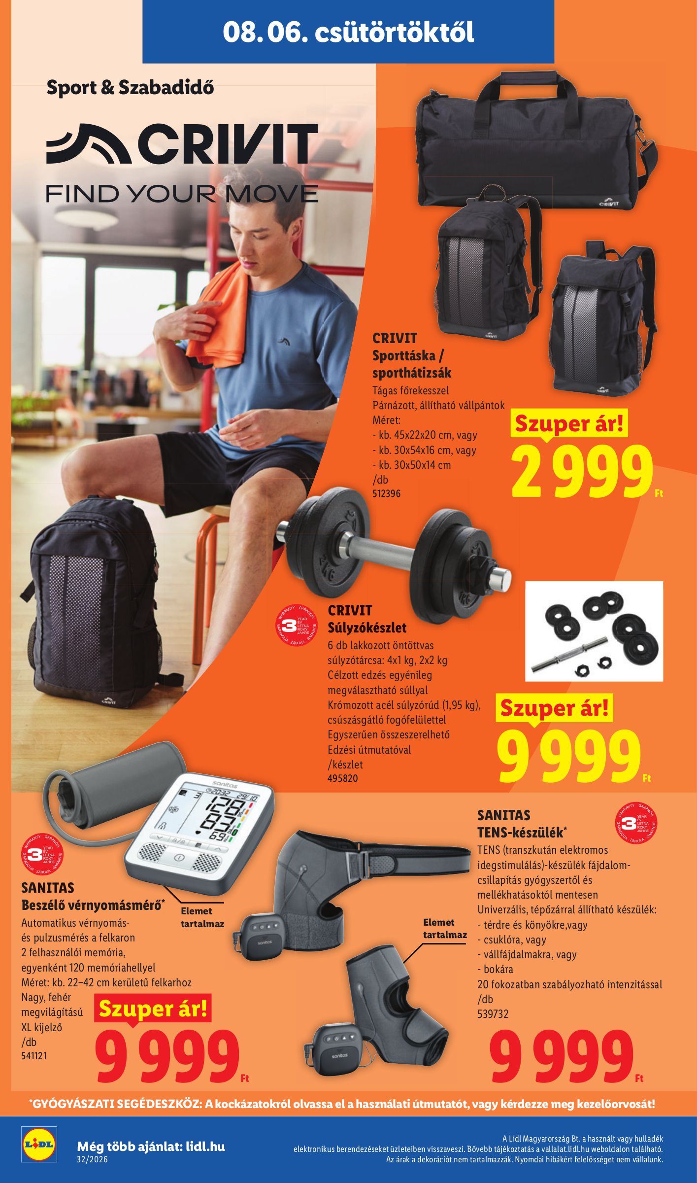 lidl - A jövőbeli Lidl - Nonfood akciós újság csütörtöktől 2026.08.06.-tól szerdától 2026.08.12.-ig érvényes. - page: 1
