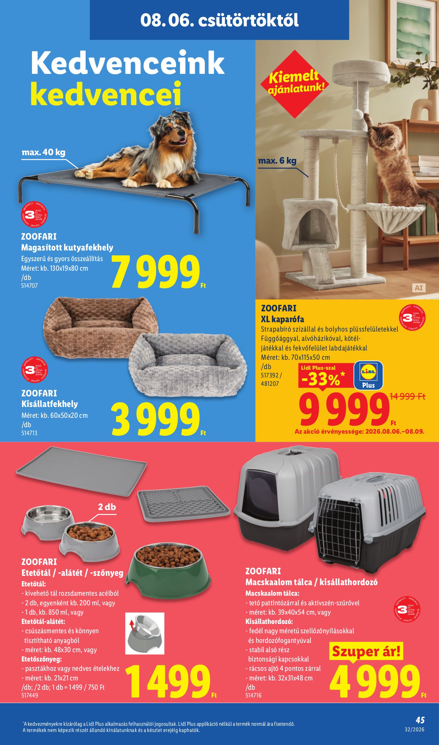 lidl - A jövőbeli Lidl - Nonfood akciós újság csütörtöktől 2026.08.06.-tól szerdától 2026.08.12.-ig érvényes. - page: 8