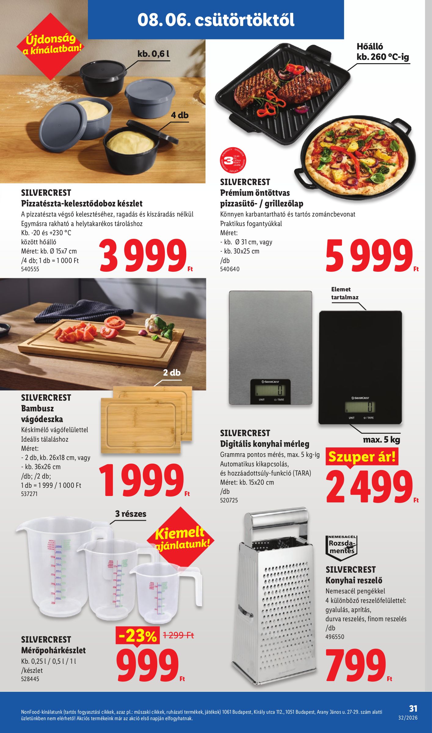 lidl - A jövőbeli Lidl - Nonfood akciós újság csütörtöktől 2026.08.06.-tól szerdától 2026.08.12.-ig érvényes. - page: 3