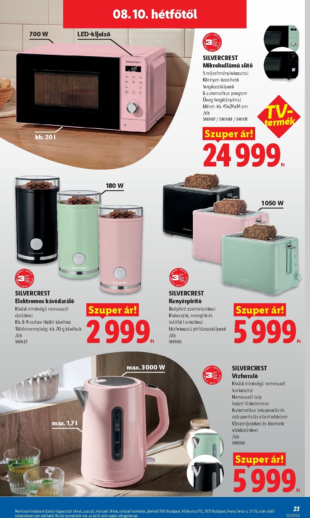 lidl - A jövőbeli Lidl akciós újság csütörtöktől 2026.08.06.-tól szerdától 2026.08.12.-ig érvényes. - page: 21