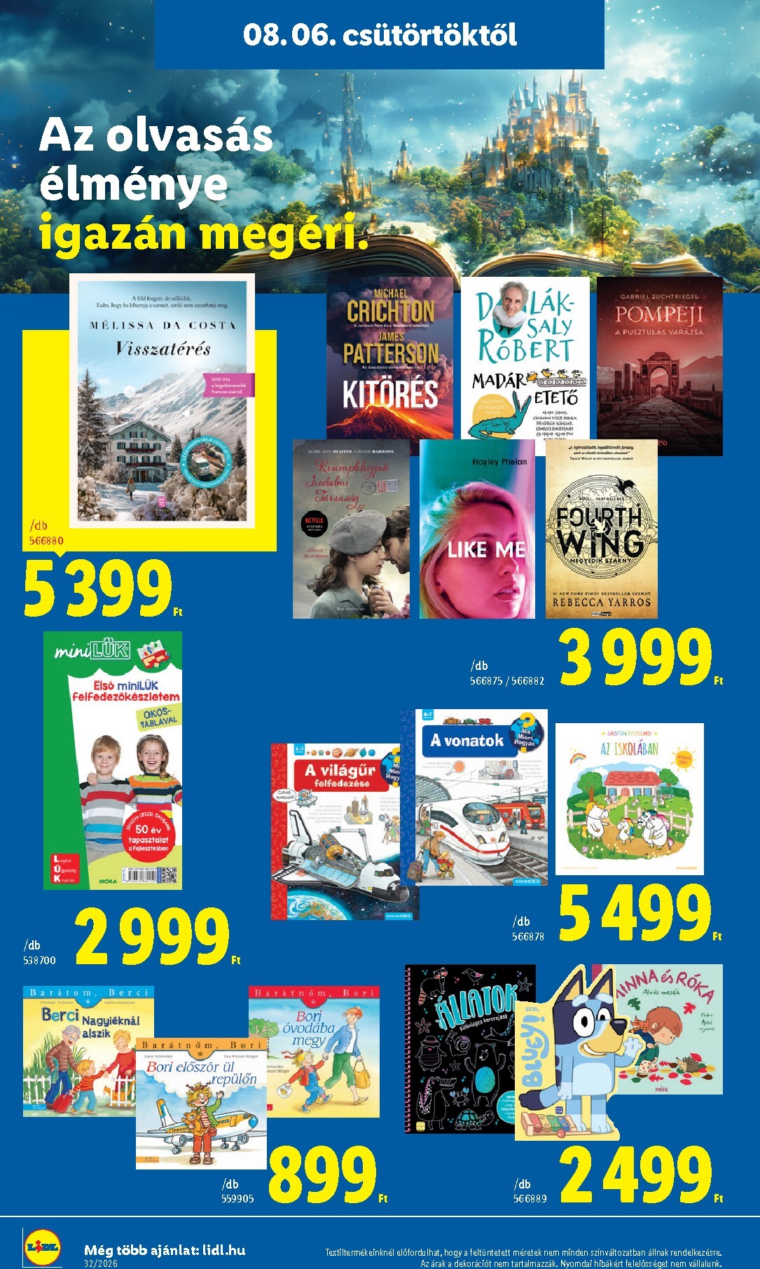 lidl - A jövőbeli Lidl akciós újság csütörtöktől 2026.08.06.-tól szerdától 2026.08.12.-ig érvényes. - page: 8