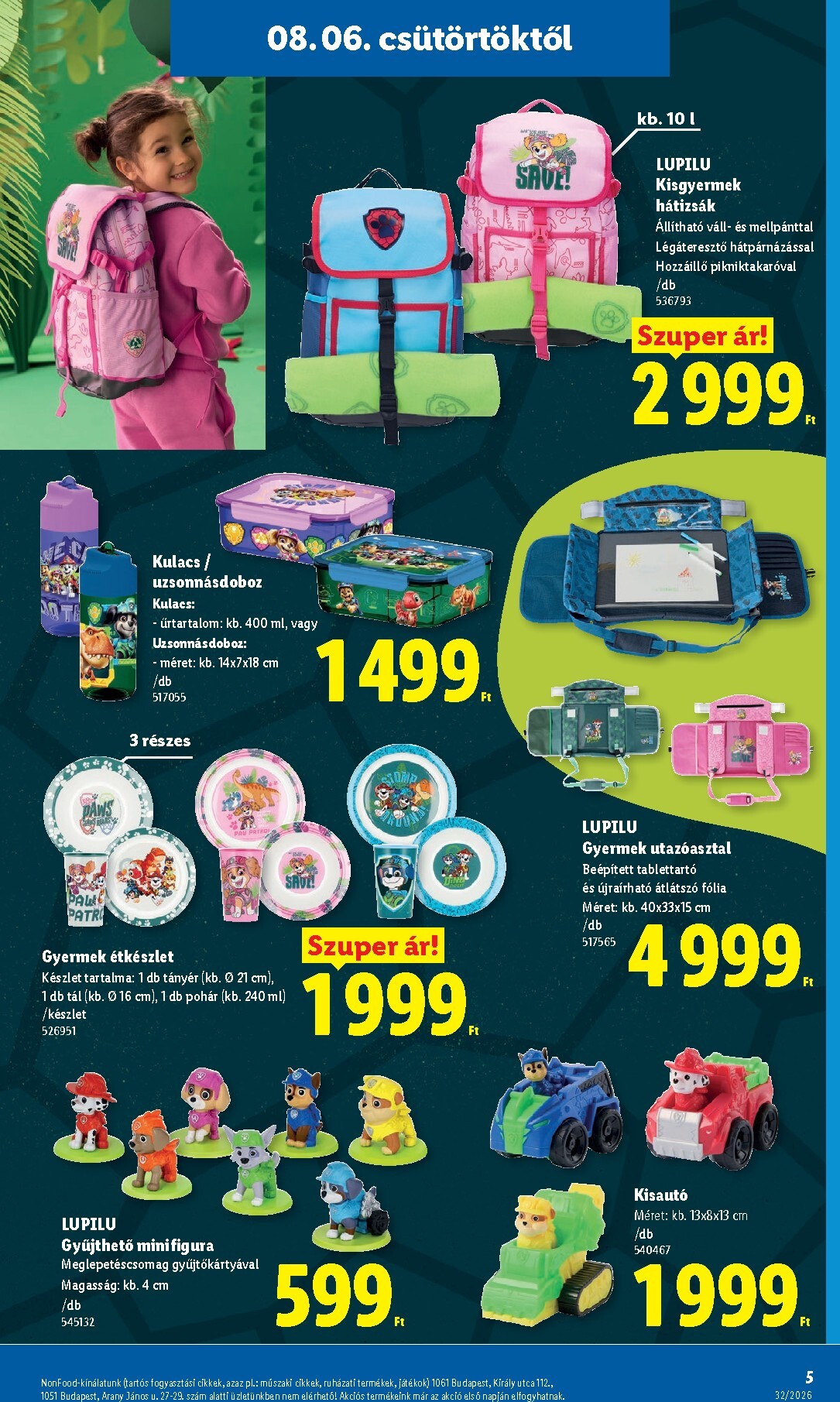 lidl - A jövőbeli Lidl akciós újság csütörtöktől 2026.08.06.-tól szerdától 2026.08.12.-ig érvényes. - page: 5
