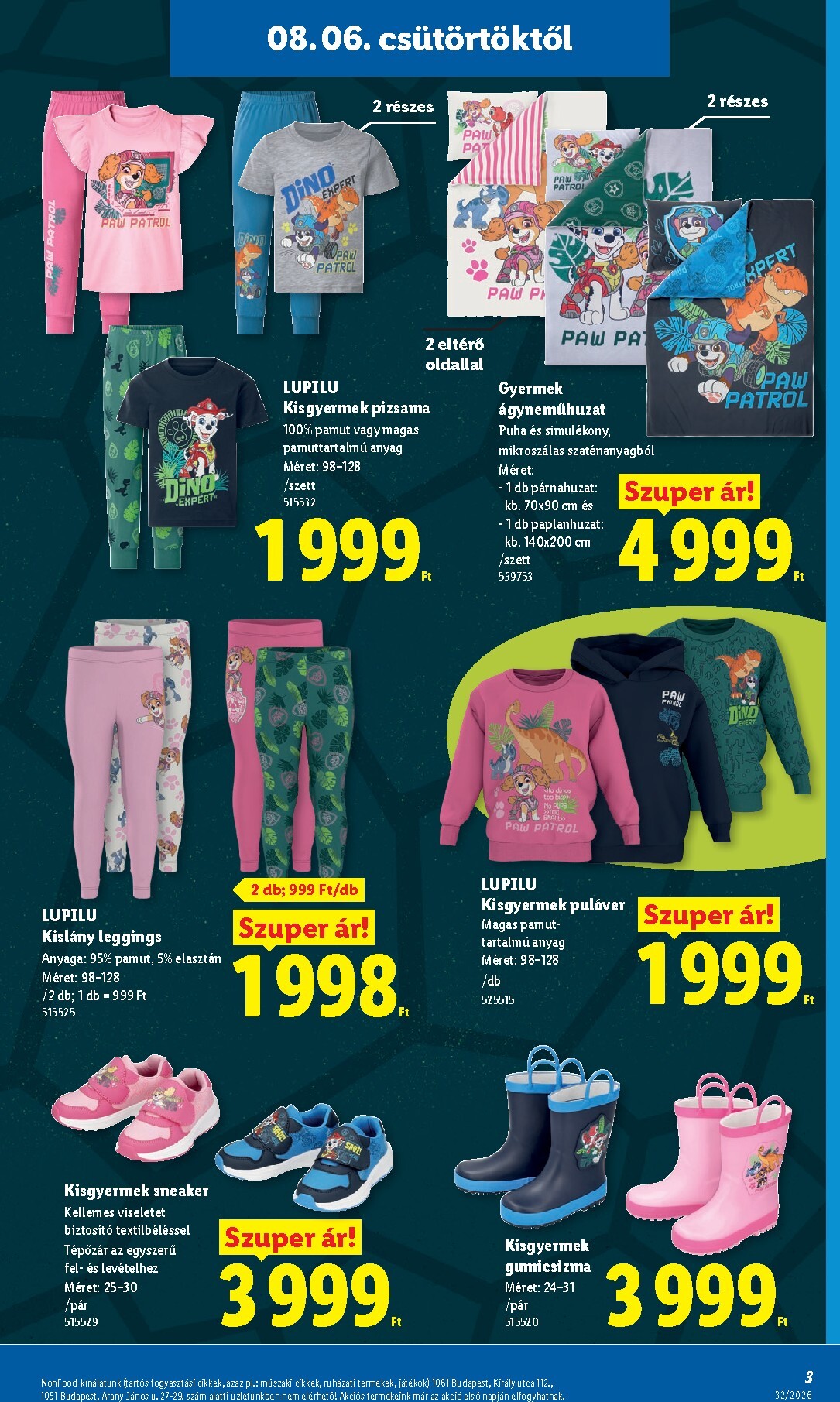 lidl - A jövőbeli Lidl akciós újság csütörtöktől 2026.08.06.-tól szerdától 2026.08.12.-ig érvényes. - page: 3