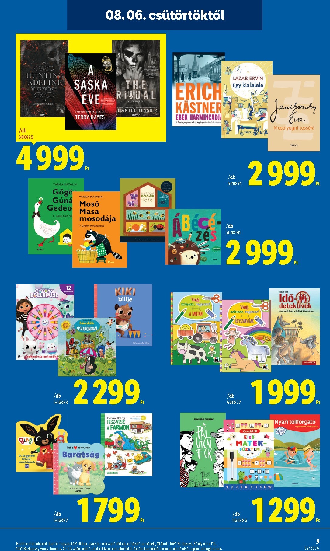 lidl - A jövőbeli Lidl akciós újság csütörtöktől 2026.08.06.-tól szerdától 2026.08.12.-ig érvényes. - page: 9