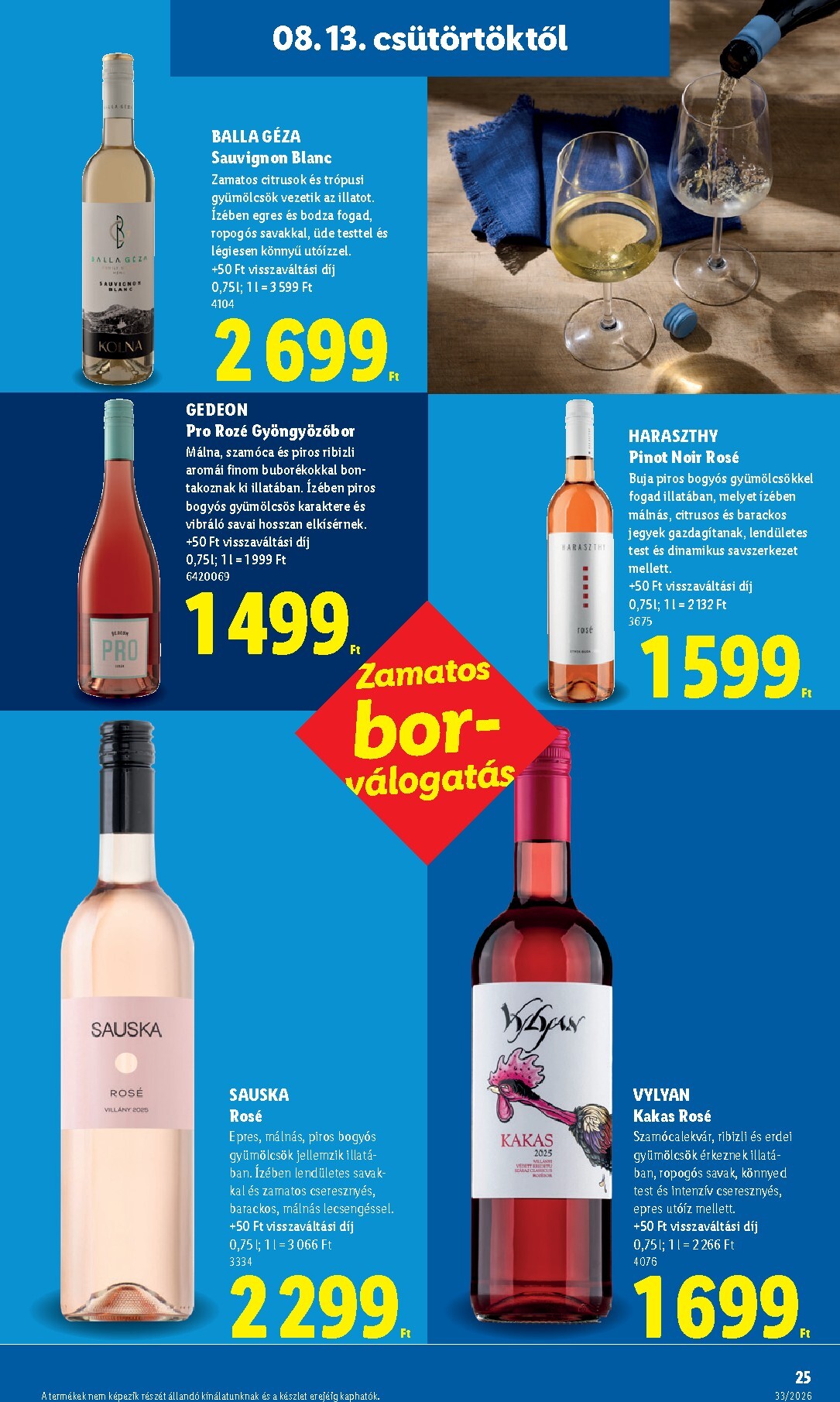 lidl - Lidl hirdetmény a következő hétre csütörtöktől 2026.08.13.-tól keddtől 2026.08.18.-ig - page: 25