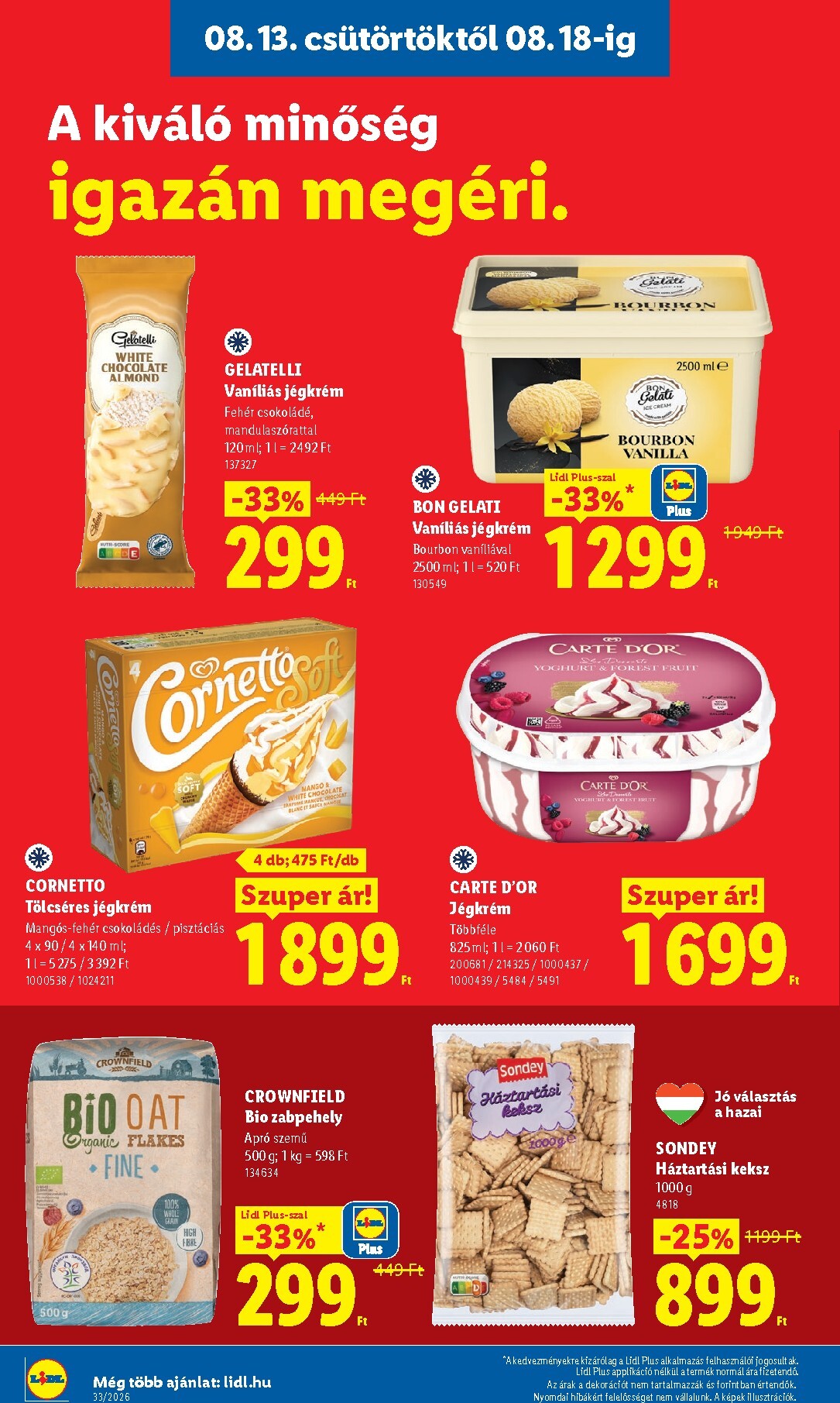 lidl - Lidl hirdetmény a következő hétre csütörtöktől 2026.08.13.-tól keddtől 2026.08.18.-ig - page: 12
