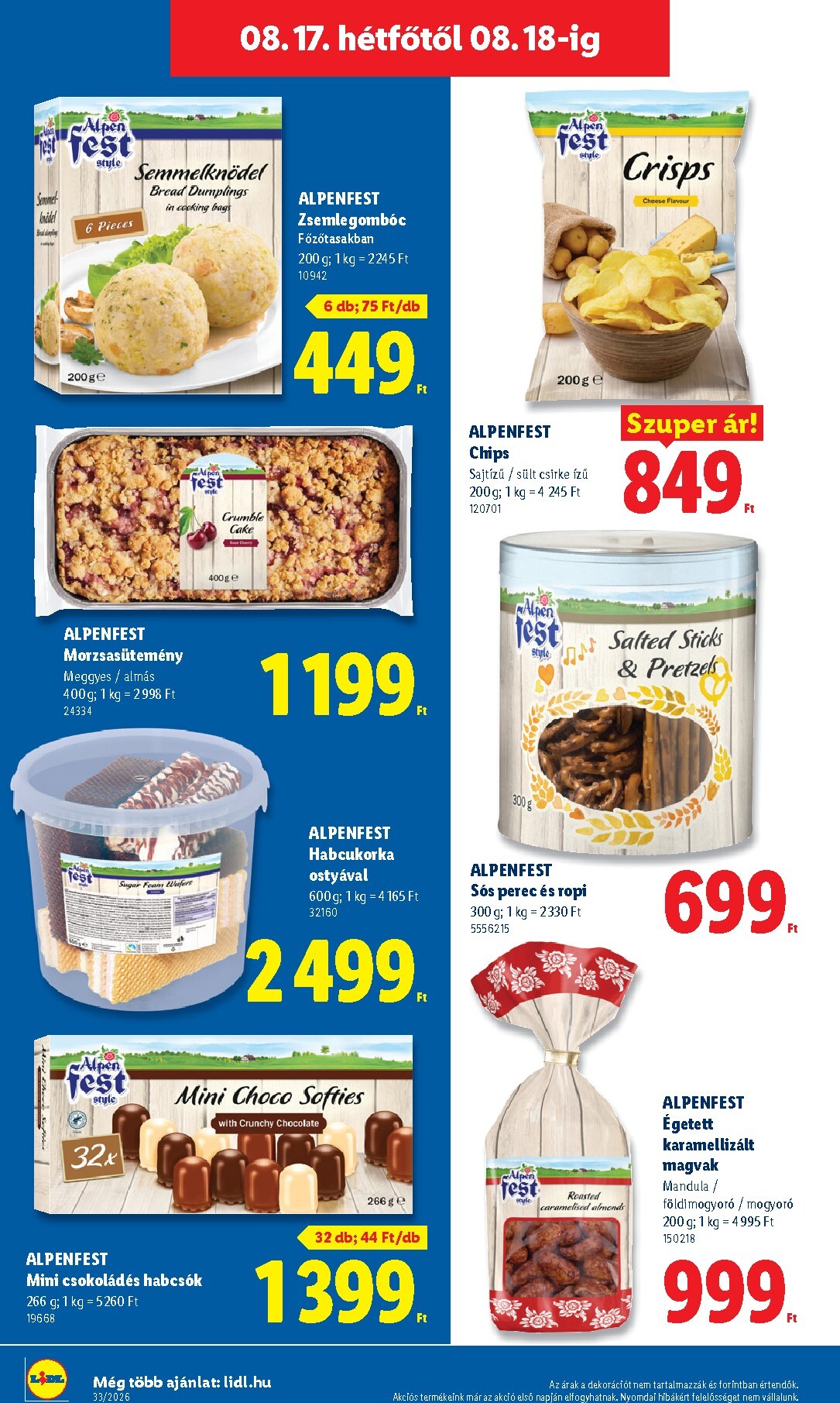 lidl - Lidl hirdetmény a következő hétre csütörtöktől 2026.08.13.-tól keddtől 2026.08.18.-ig - page: 68