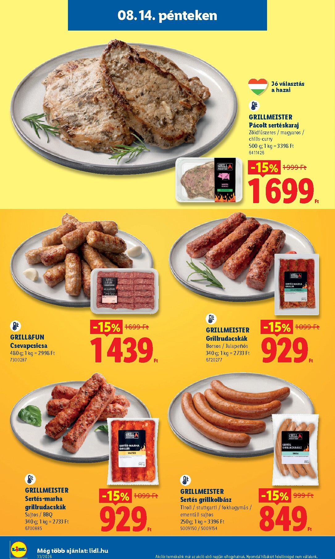lidl - Aktuális Lidl szórólap érvényes csütörtöktől 2026.08.13.-től keddtől 2026.08.18.-ig - page: 44