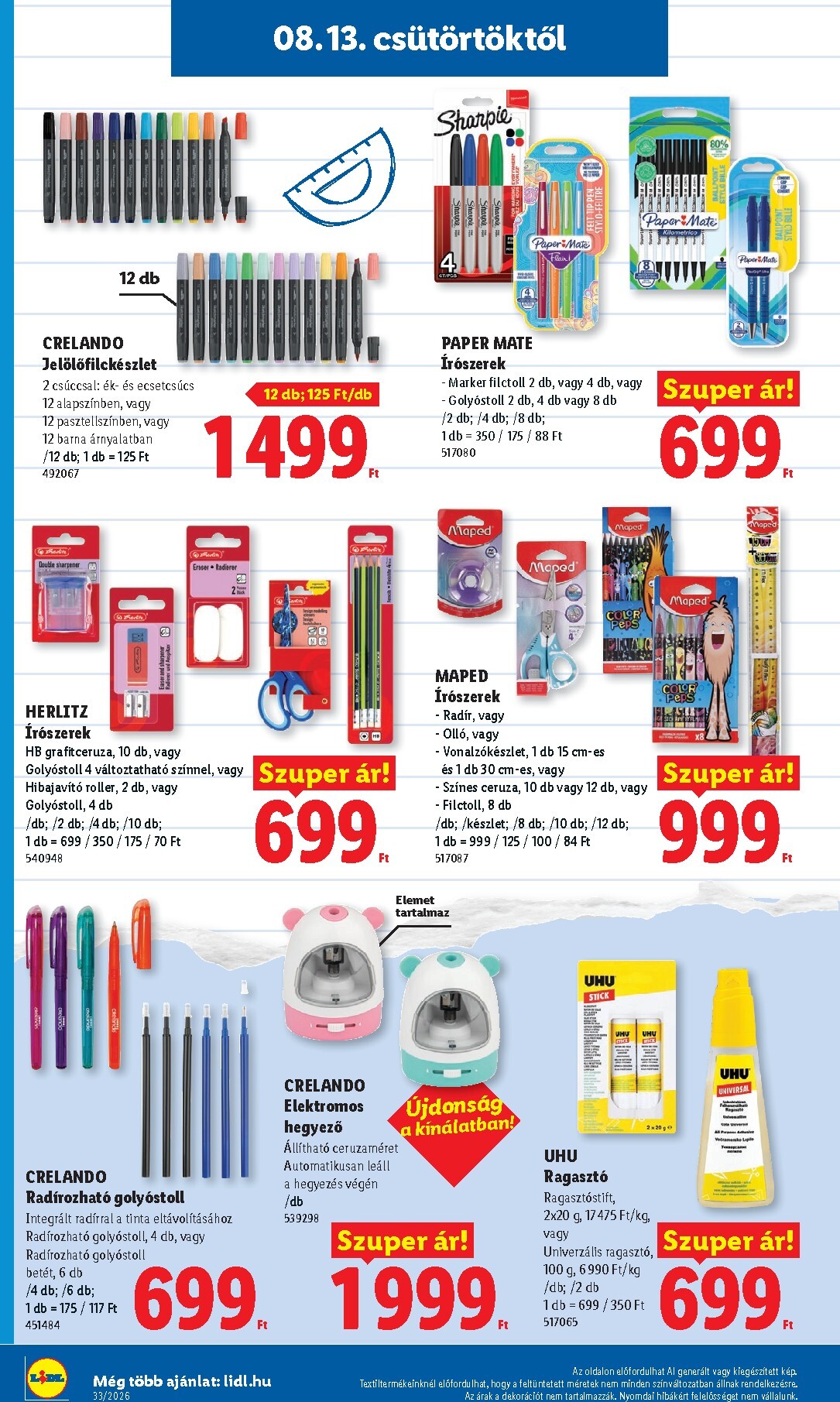 lidl - Aktuális Lidl szórólap érvényes csütörtöktől 2026.08.13.-től keddtől 2026.08.18.-ig - page: 36