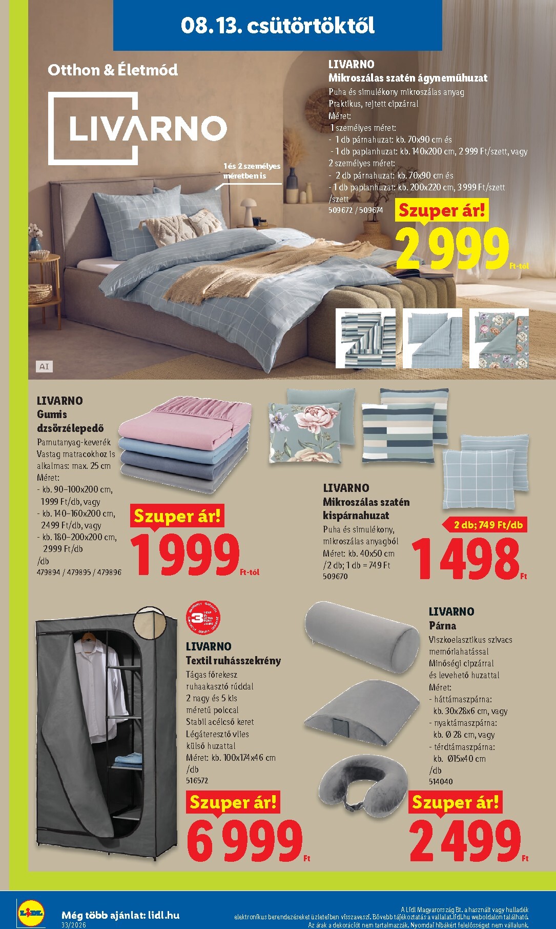 lidl - Aktuális Lidl szórólap érvényes csütörtöktől 2026.08.13.-től keddtől 2026.08.18.-ig - page: 32