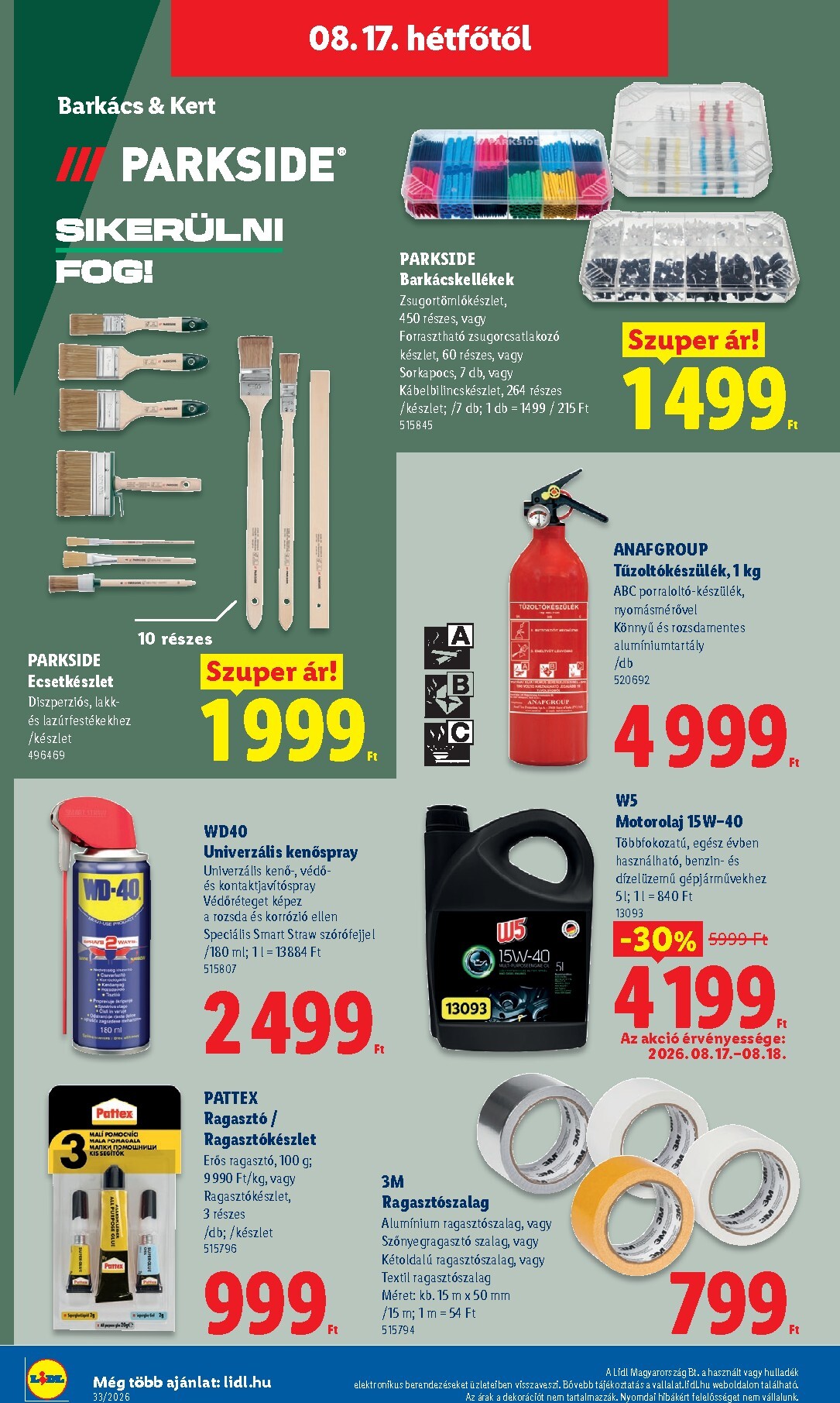 lidl - Aktuális Lidl szórólap érvényes csütörtöktől 2026.08.13.-től keddtől 2026.08.18.-ig - page: 56