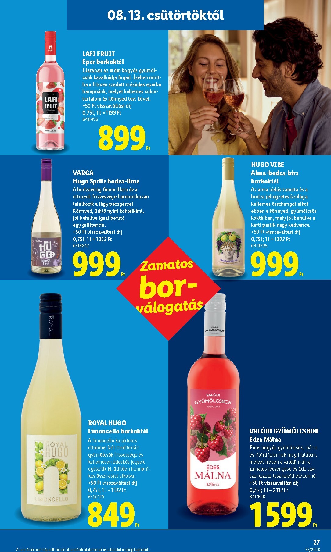 lidl - Aktuális Lidl szórólap érvényes csütörtöktől 2026.08.13.-től keddtől 2026.08.18.-ig - page: 27