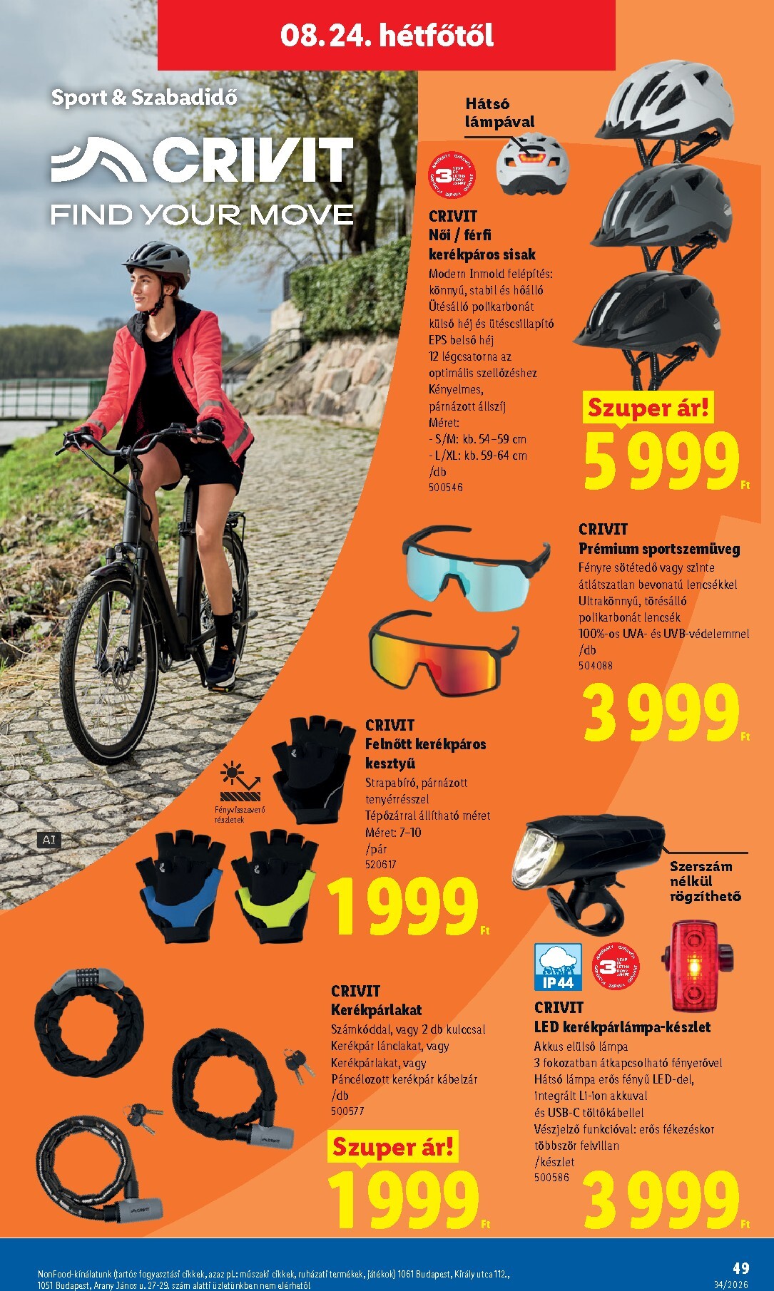 lidl - Lidl hirdetmény a következő hétre szerdától 2026.08.19.-tól szerdától 2026.08.26.-ig - page: 49