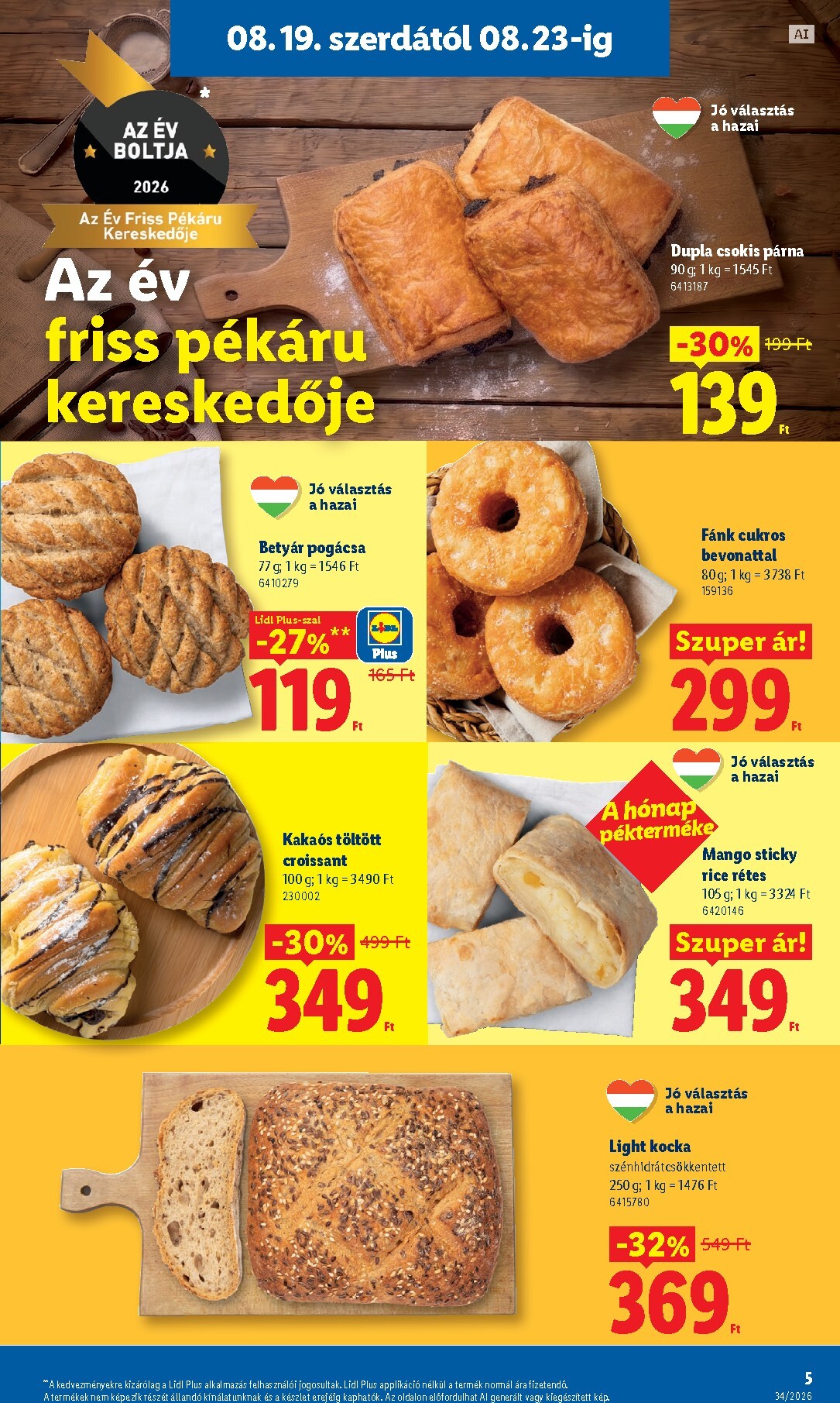 lidl - Lidl hirdetmény a következő hétre szerdától 2026.08.19.-tól szerdától 2026.08.26.-ig - page: 5