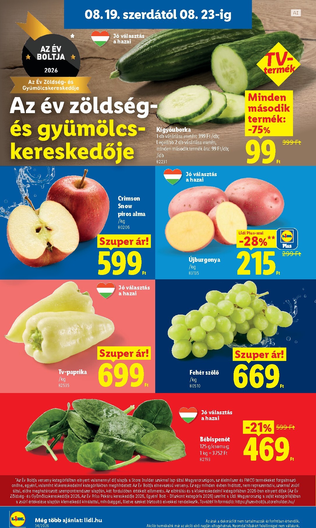 lidl - Lidl hirdetmény a következő hétre szerdától 2026.08.19.-tól szerdától 2026.08.26.-ig - page: 4