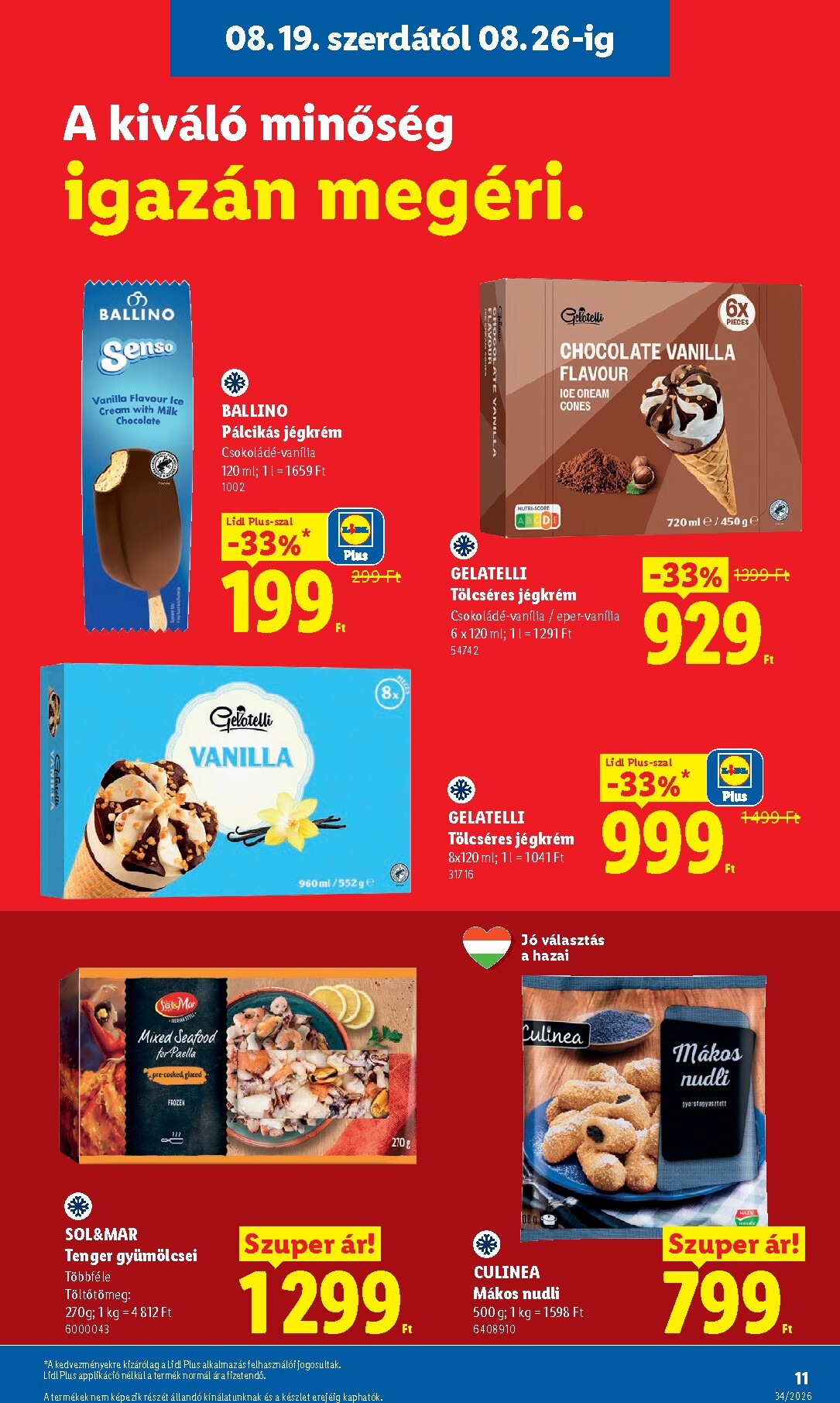 lidl - Lidl hirdetmény a következő hétre szerdától 2026.08.19.-tól szerdától 2026.08.26.-ig - page: 11