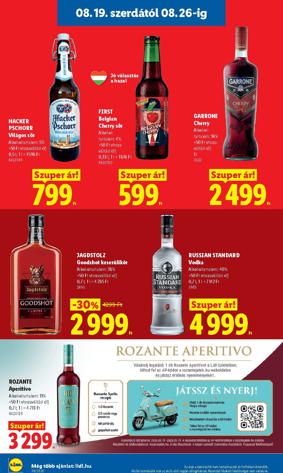 lidl - Lidl hirdetmény a következő hétre szerdától 2026.08.19.-tól szerdától 2026.08.26.-ig - page: 16
